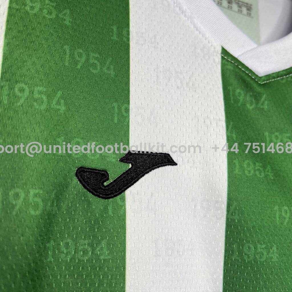 Unitedfootballkit.com | Cordoba CF 24-25 Home Kids Kit -Customize Name, Number and Patch | Worldwide Shipping