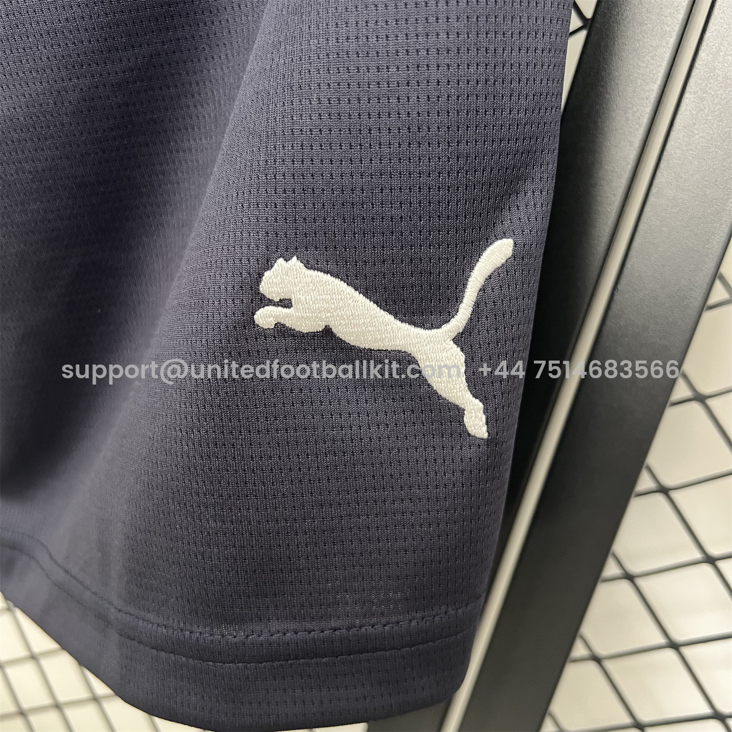 Unitedfootballkit.com | Manchester City 25-26 Deep Blue Shorts - Fans Version -Customize Name, Number and Patch | Worldwide Shipping