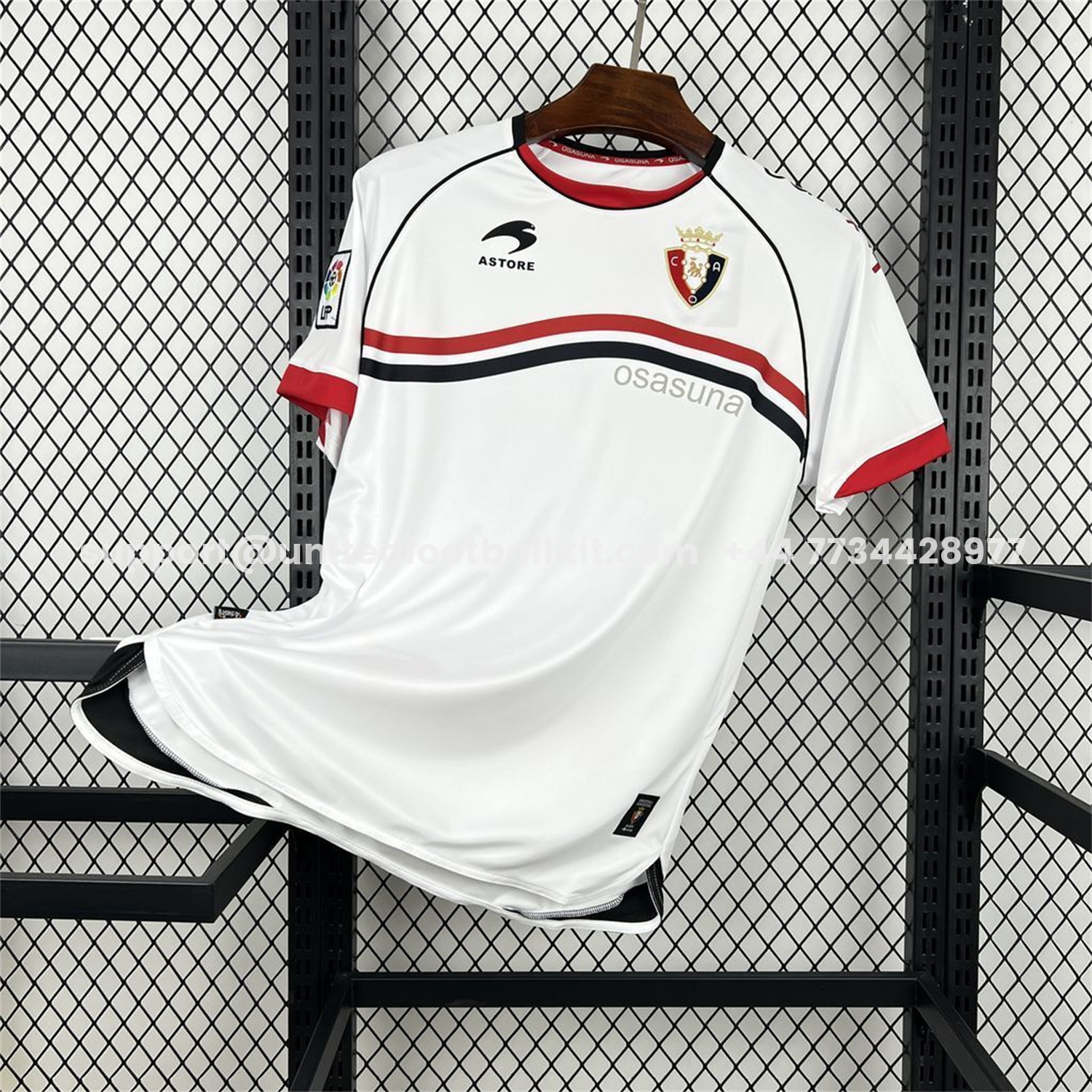 Unitedfootballkit.com | Retro Osasuna 2000-01 Away Jersey -Customize Name, Number and Patch | Worldwide Shipping