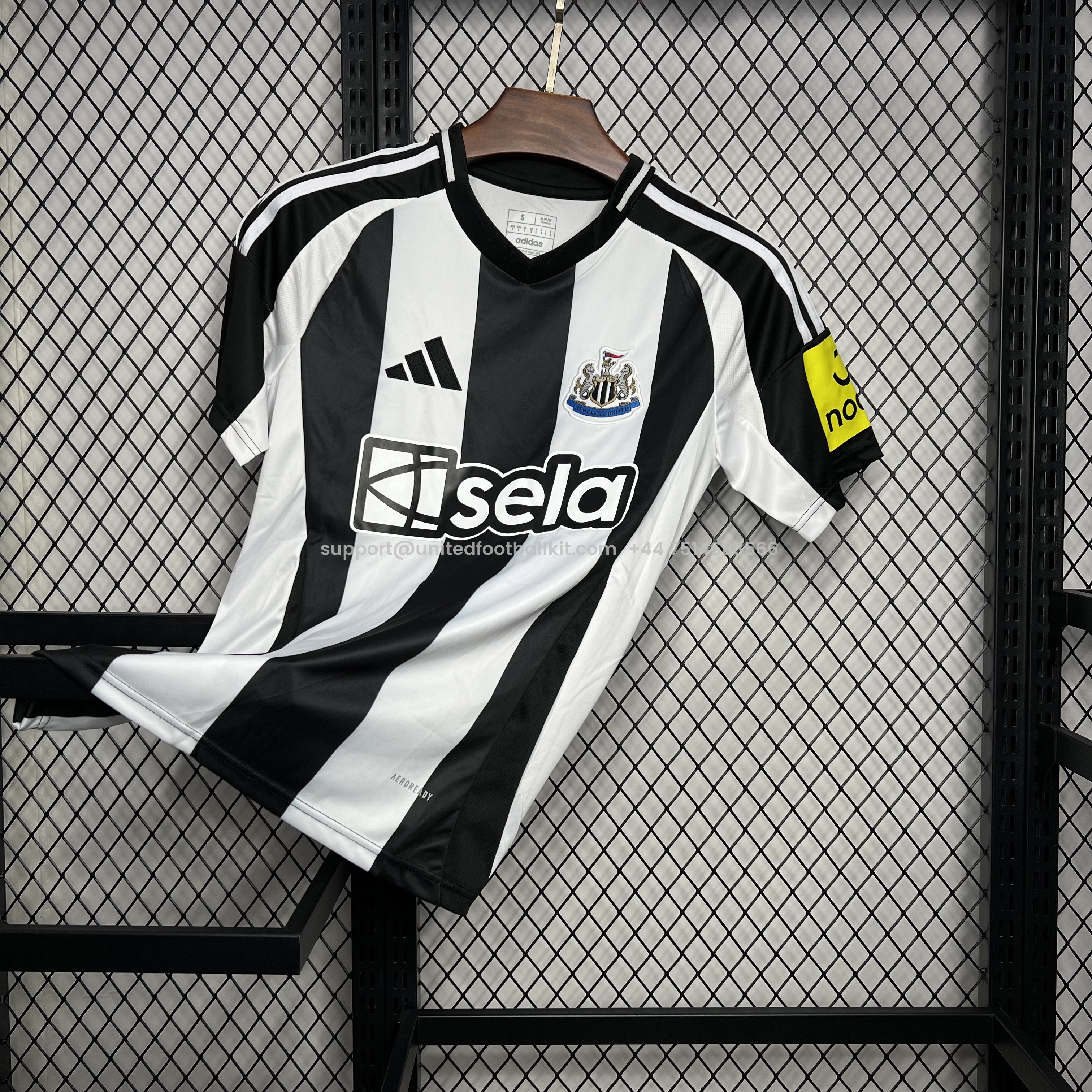 Unitedfootballkit.com | Newcastle United 24-25 Home Stadium Jersey - Fans Version -Customize Name, Number and Patch | Worldwide Shipping
