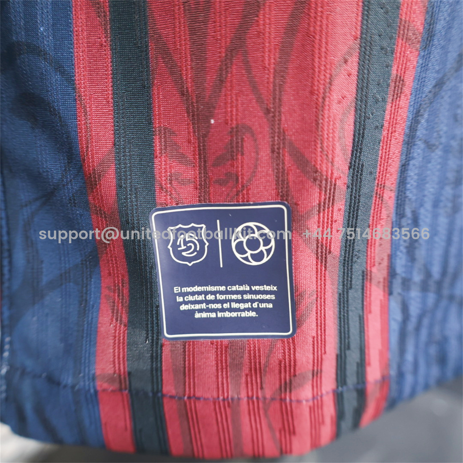 Unitedfootballkit.com | Barcelona 25-26 125th Anniversary Throwback Long Sleeves Jersey - Player Version -Customize Name, Number and Patch | Worldwide Shipping