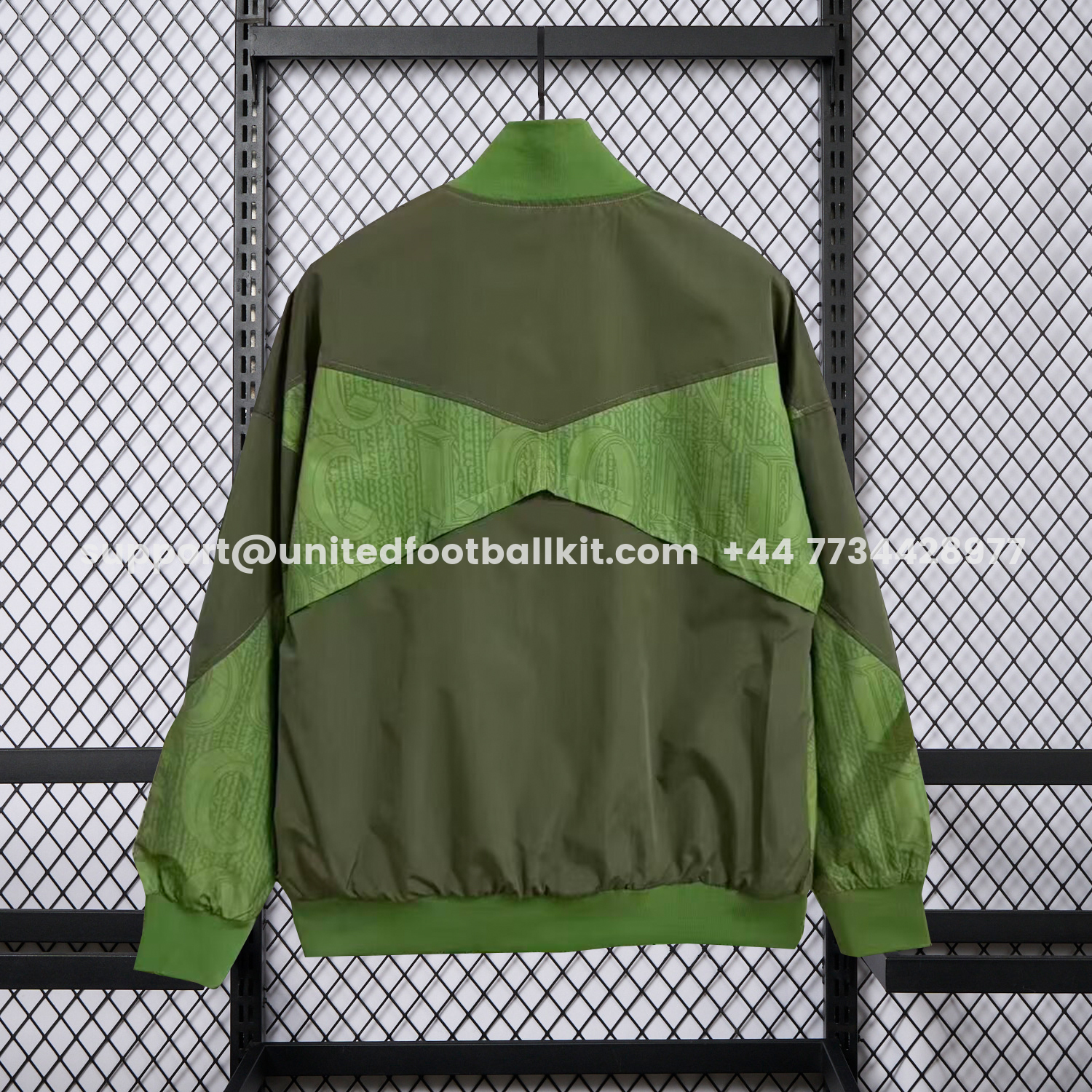 Unitedfootballkit.com | C.H.E.L.S.E.A 25-26 Windbreaker Jacket - Green -Customize Name, Number and Patch | Worldwide Shipping