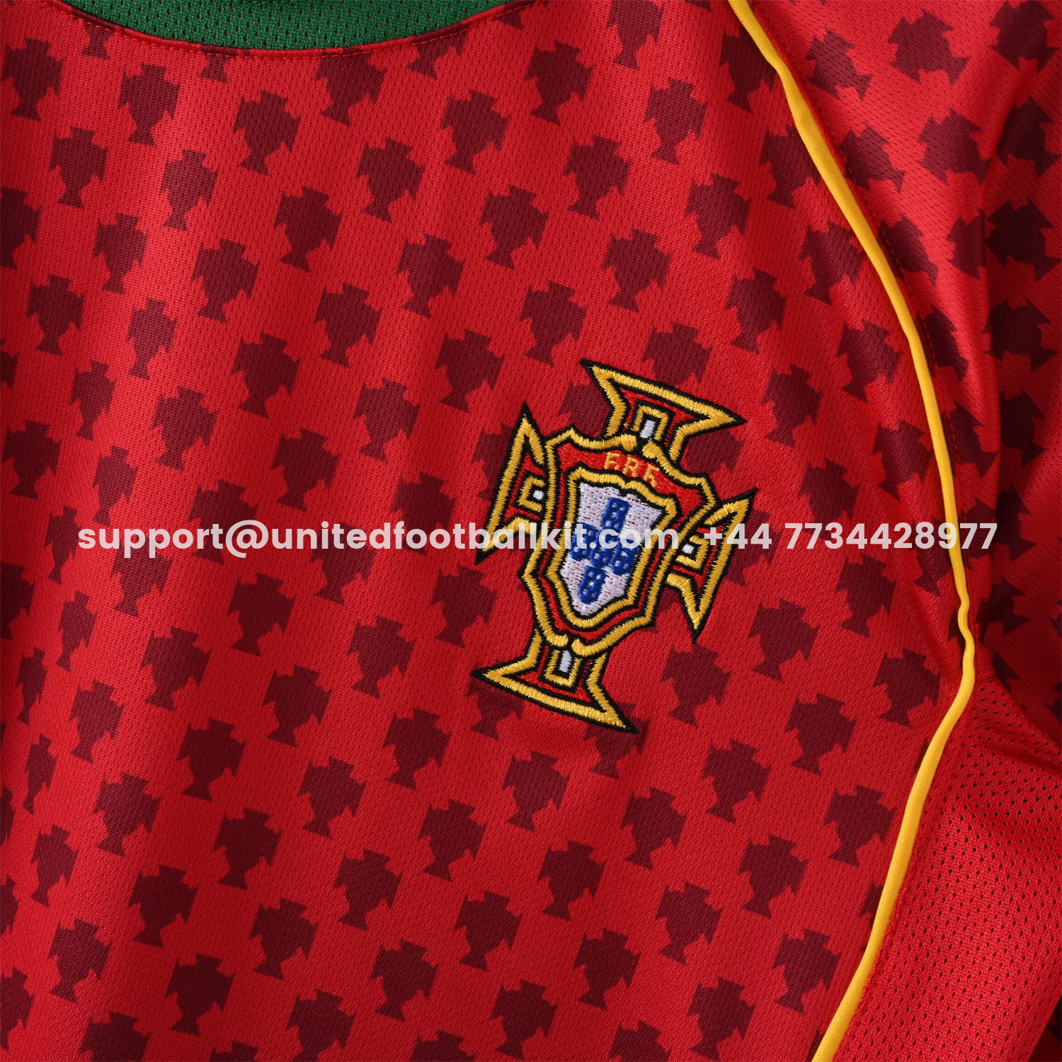 Unitedfootballkit.com | Retro Portugal 2004 Home Jersey -Customize Name, Number and Patch | Worldwide Shipping