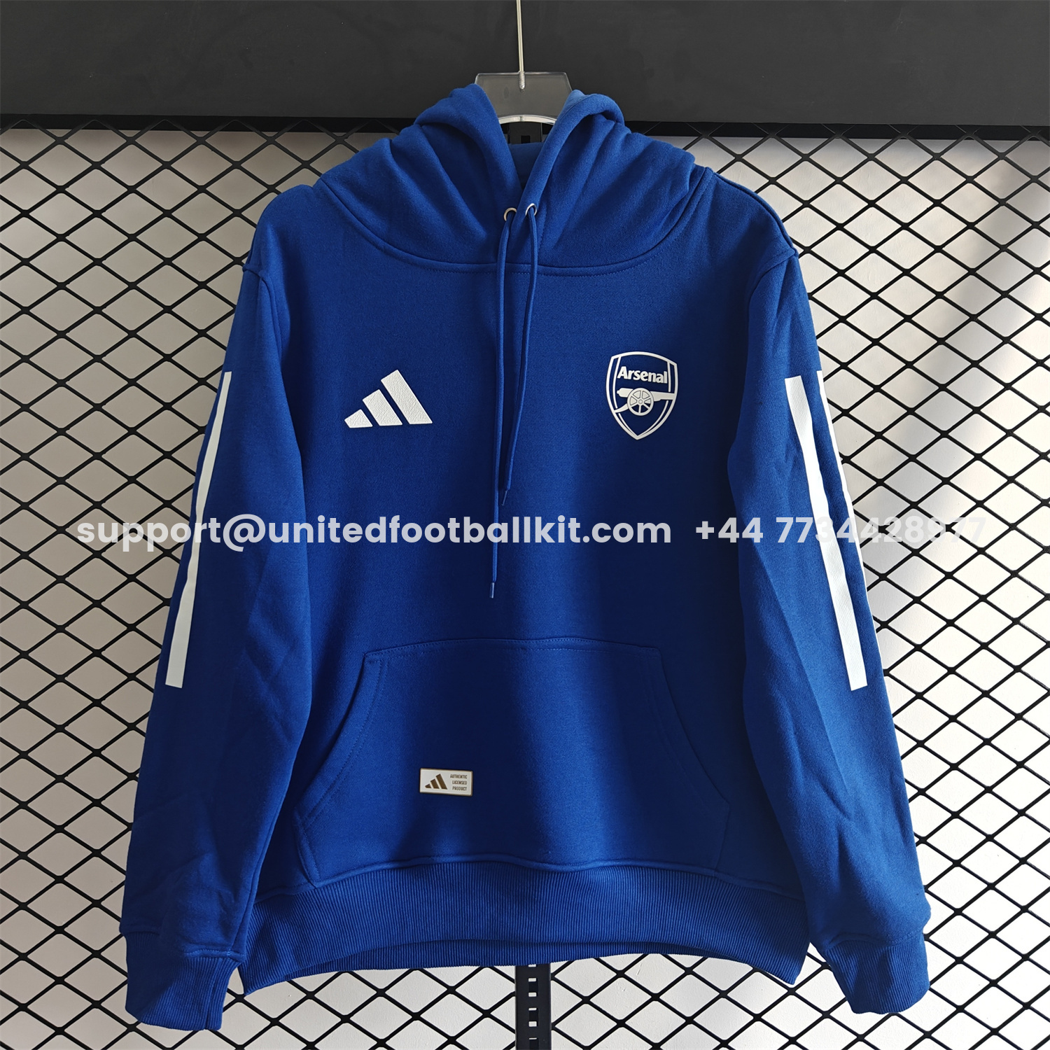 Unitedfootballkit.com | Arsenal 25-26 Home Unisex Pullover Hoodie -Customize Name, Number and Patch | Worldwide Shipping
