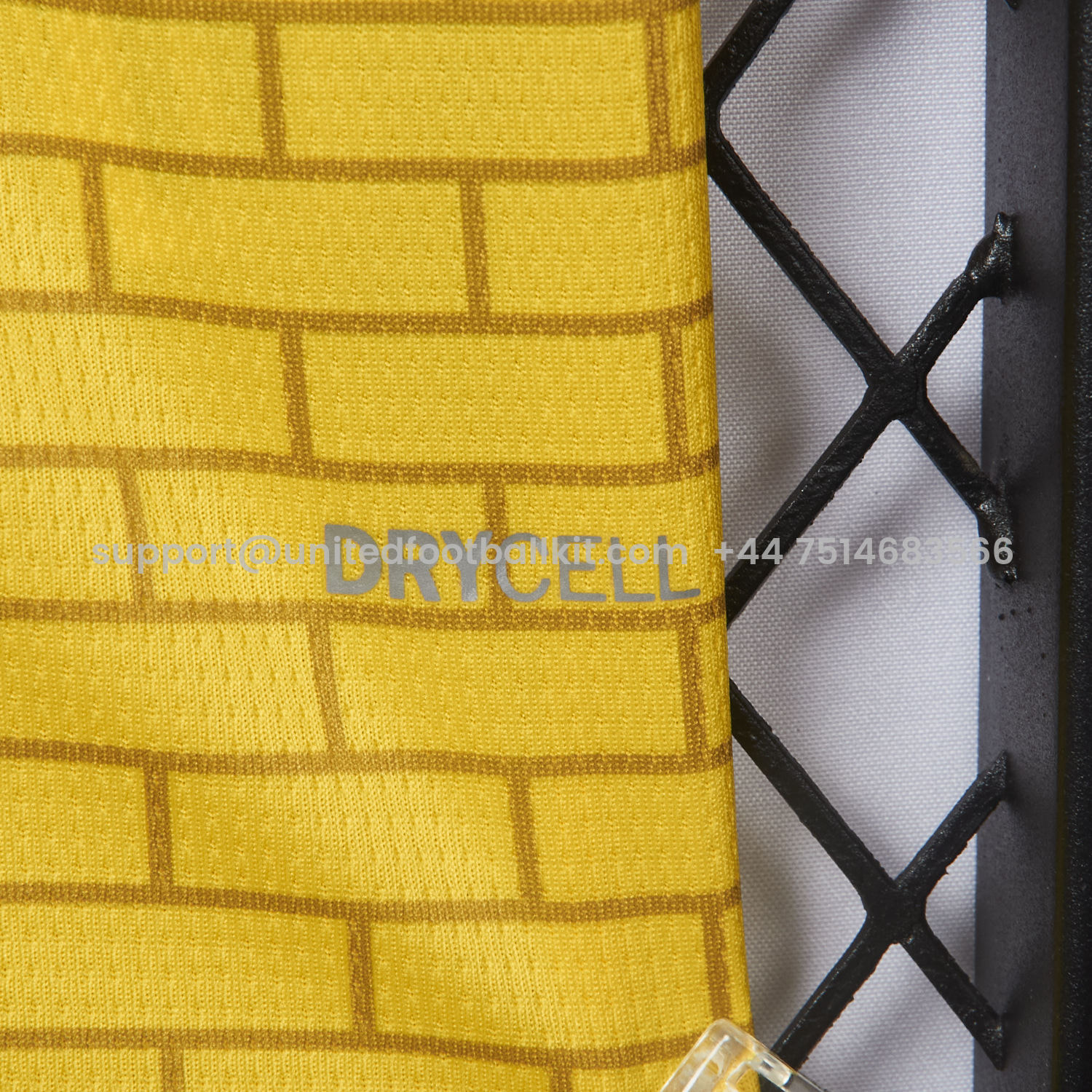 Unitedfootballkit.com | Dortmund 25-26 Pre-Match Training Yellow Brickwork Pattern Jersey - Fans Version -Customize Name, Number and Patch | Worldwide Shipping