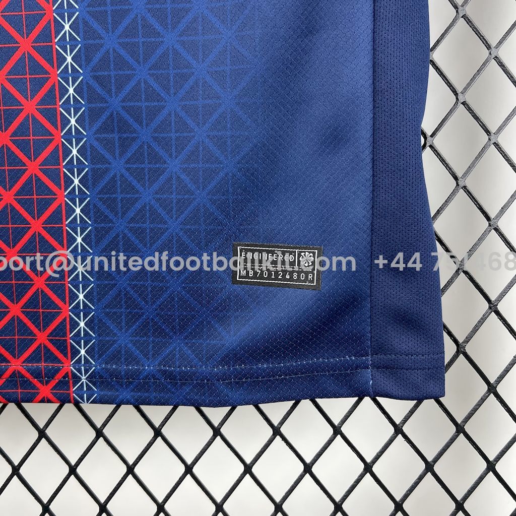 Unitedfootballkit.com | Paris Saint-Germain PSG 25-26 Home Kids Kit -Customize Name, Number and Patch | Worldwide Shipping