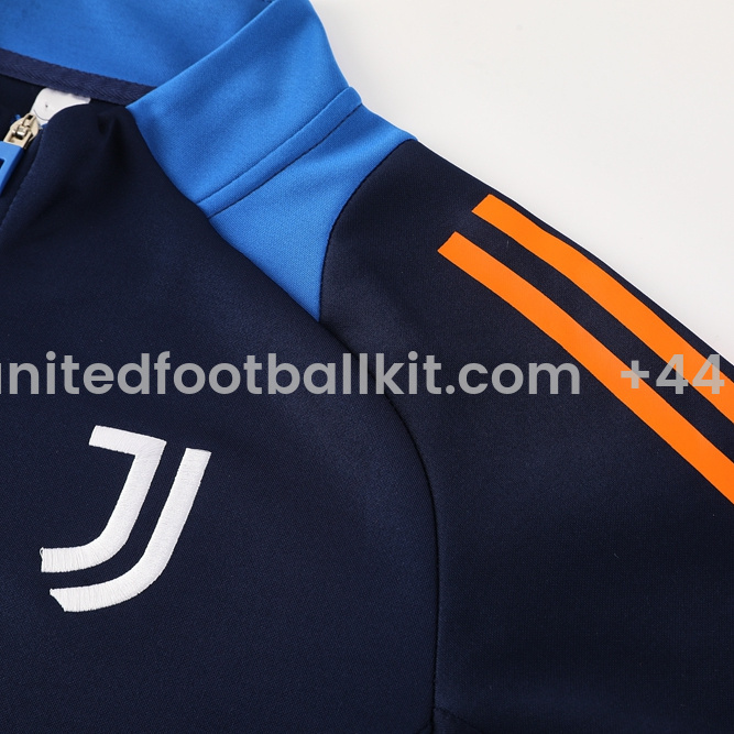 Unitedfootballkit.com | Juventus 24-25 Jacket Training Tracksuit - Royal Blue -Customize Name, Number and Patch | Worldwide Shipping
