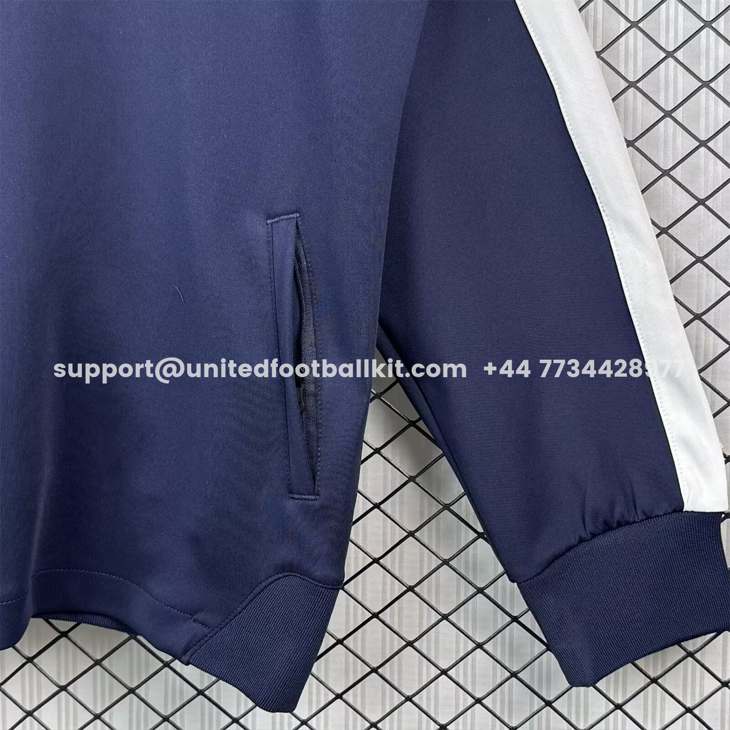 Unitedfootballkit.com | Retro France 2014 Home Windbreaker -Customize Name, Number and Patch | Worldwide Shipping