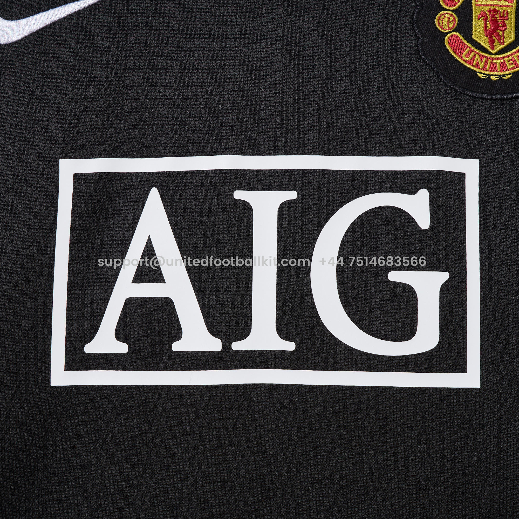 Unitedfootballkit.com | Retro Manchester United 07-08 Away Long Sleeve Jersey -Customize Name, Number and Patch | Worldwide Shipping