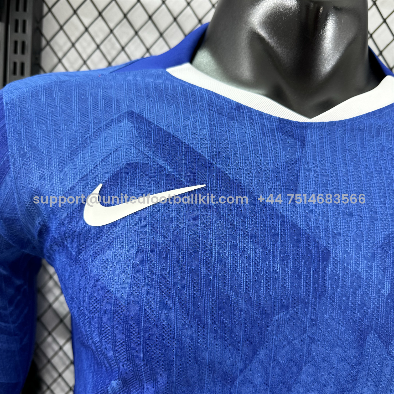 Unitedfootballkit.com | C.H.E.L.S.E.A 25-26 Home Unsponsored Blue Long Sleeves Jersey - Player Version -Customize Name, Number and Patch | Worldwide Shipping