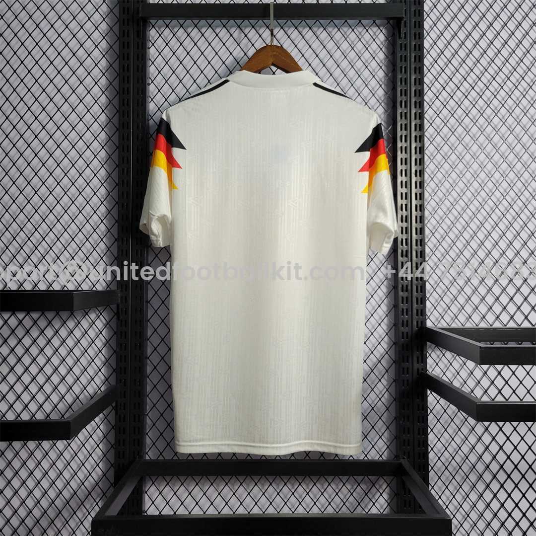 Unitedfootballkit.com | Retro Germany 1990 Home Stadium Jersey -Customize Name, Number and Patch | Worldwide Shipping