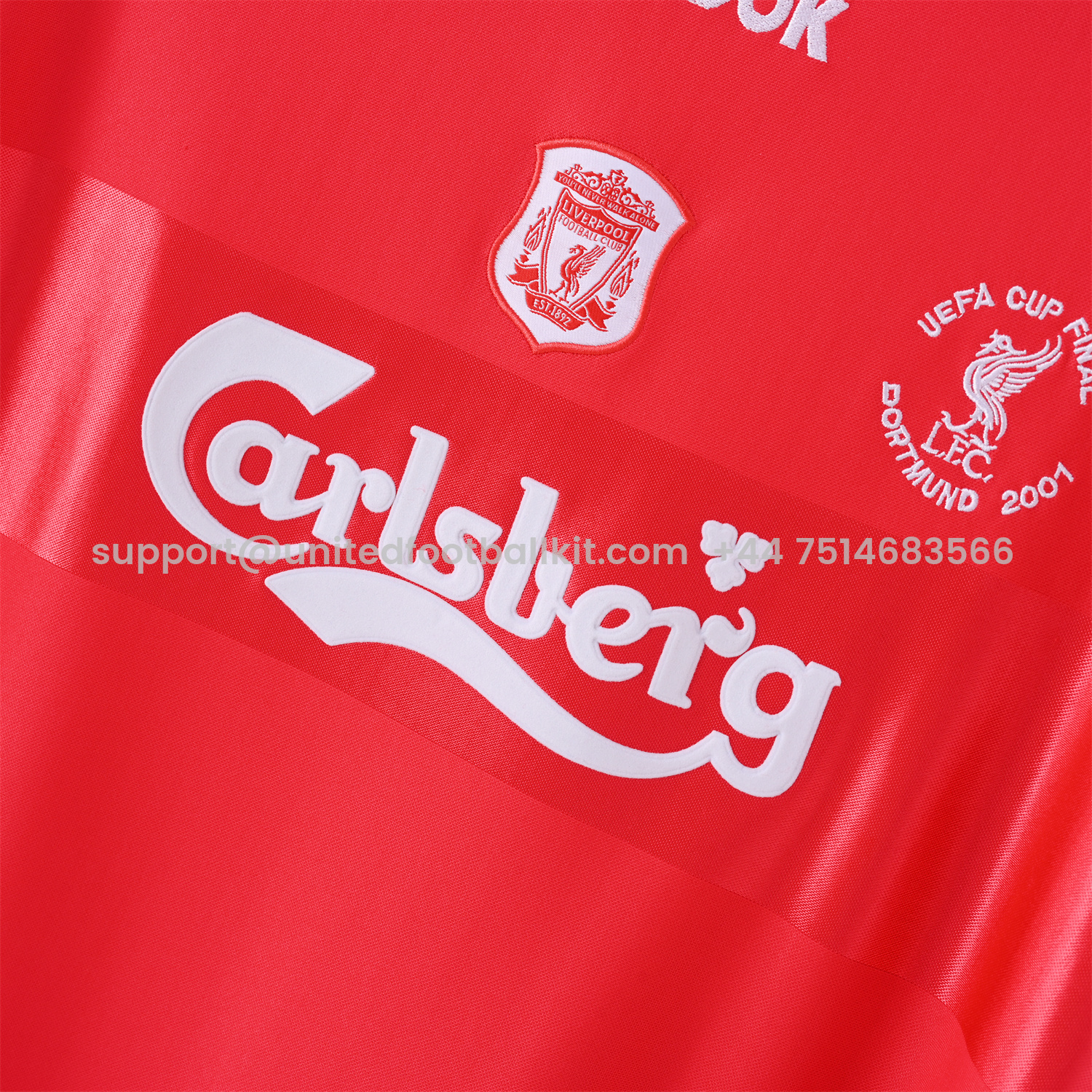 Unitedfootballkit.com | Retro Liver.pool 2000-01 Home Jersey -Customize Name, Number and Patch | Worldwide Shipping