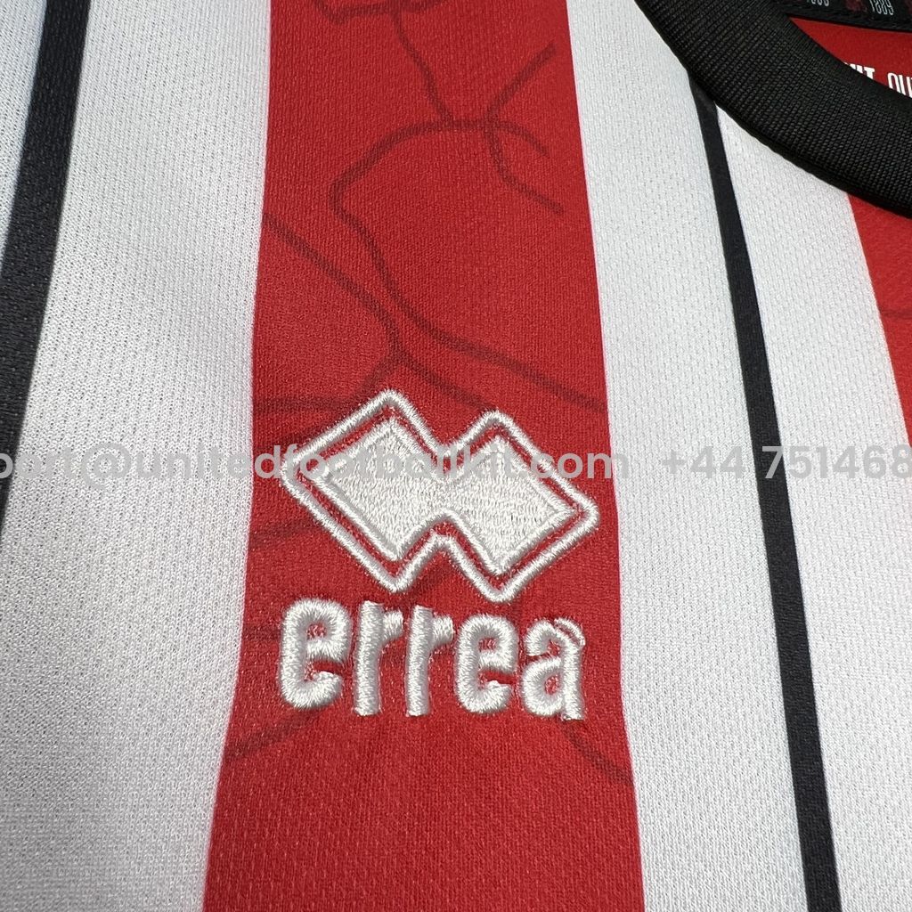 Unitedfootballkit.com | Sheffield United 24-25 Home Stadium Jersey -Customize Name, Number and Patch | Worldwide Shipping