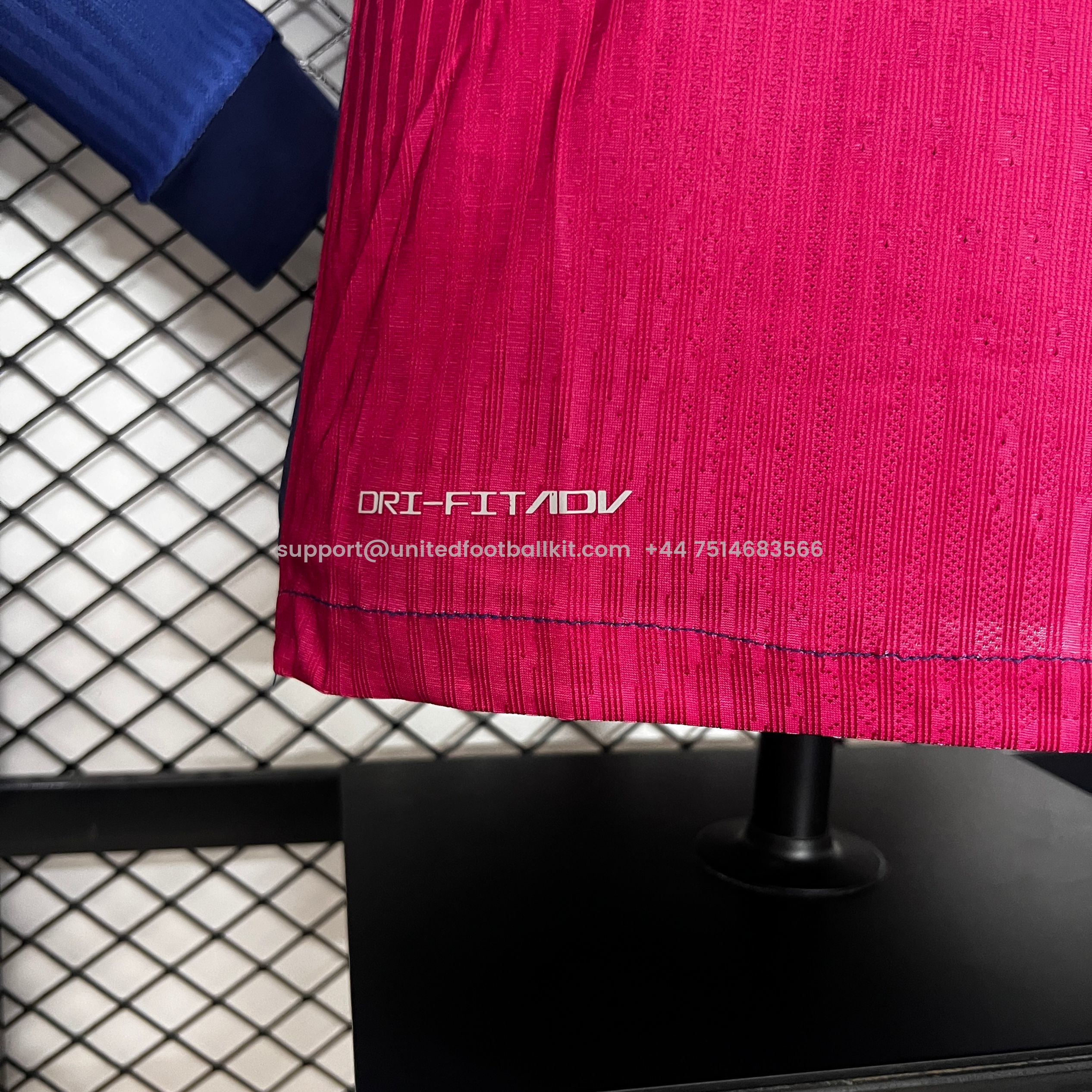 Unitedfootballkit.com | Barcelona 24-25 Home Long Sleeve Jersey with Big Logo - Player Version -Customize Name, Number and Patch | Worldwide Shipping