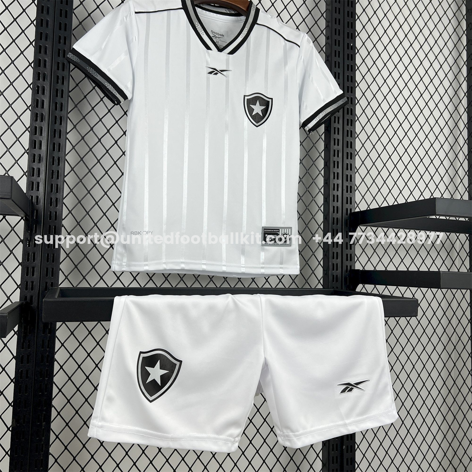Unitedfootballkit.com | Botafogo 25-26 Third Unsponsored Kids Kit -Customize Name, Number and Patch | Worldwide Shipping