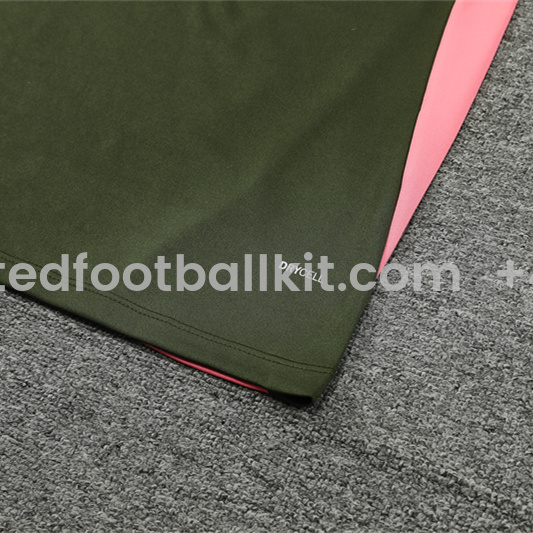 Unitedfootballkit.com | Manchester City 24-25 Long Sleeve Training Set - Army Green -Customize Name, Number and Patch | Worldwide Shipping