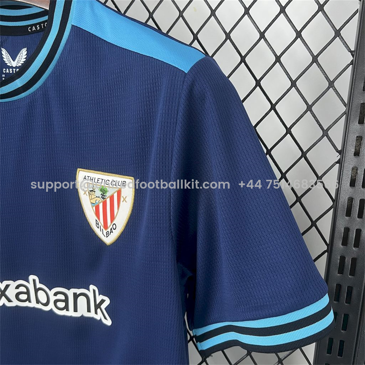 Unitedfootballkit.com | Athletic Bilbao 25-26 Away Jersey - Fans Version -Customize Name, Number and Patch | Worldwide Shipping