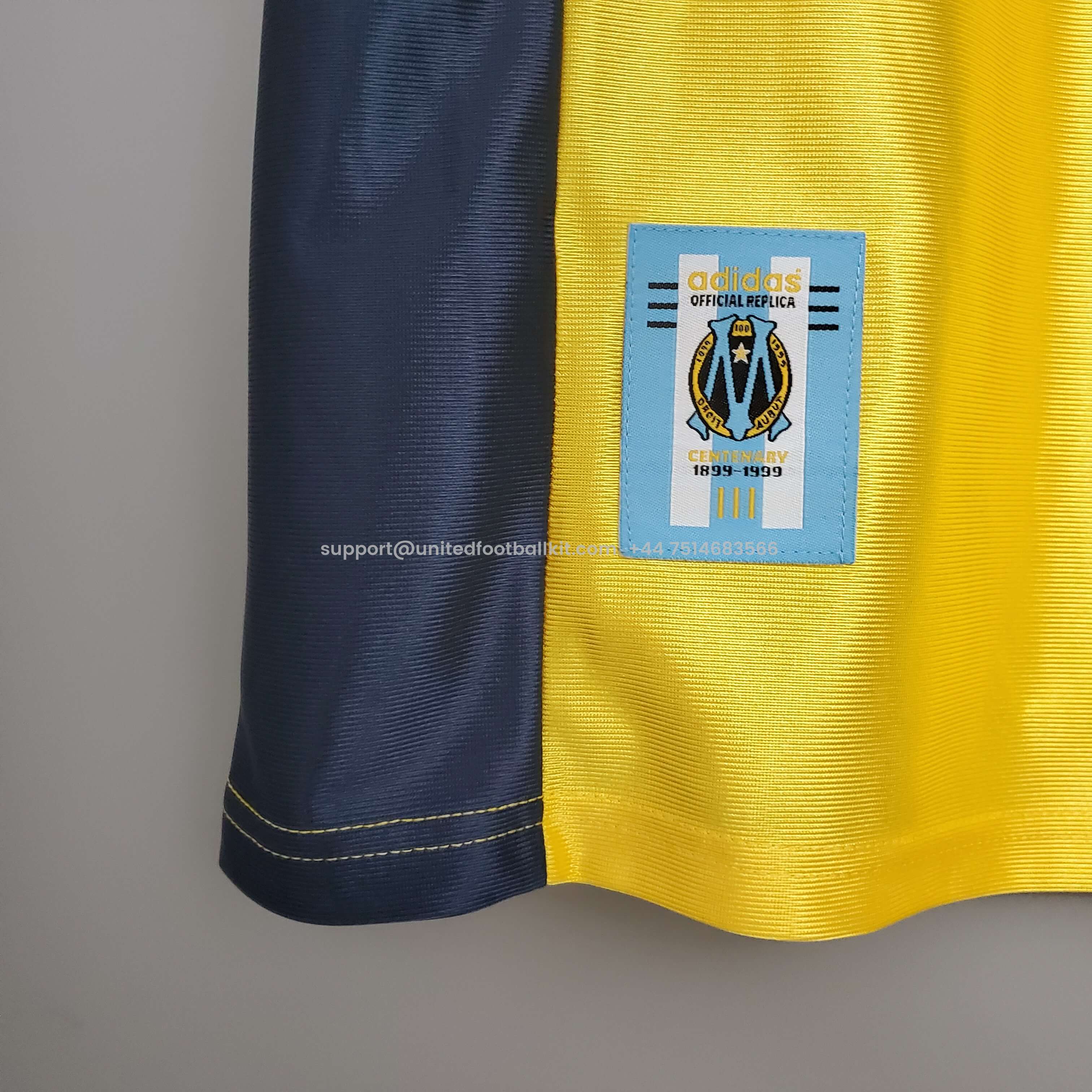 Unitedfootballkit.com | Retro Marseille 1998-99 Third Jersey -Customize Name, Number and Patch | Worldwide Shipping