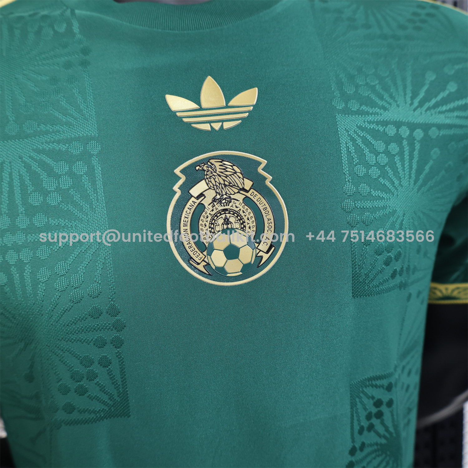 Unitedfootballkit.com | Mexico 2025 Gold Cup Special Edition Green Jersey - Player Version -Customize Name, Number and Patch | Worldwide Shipping