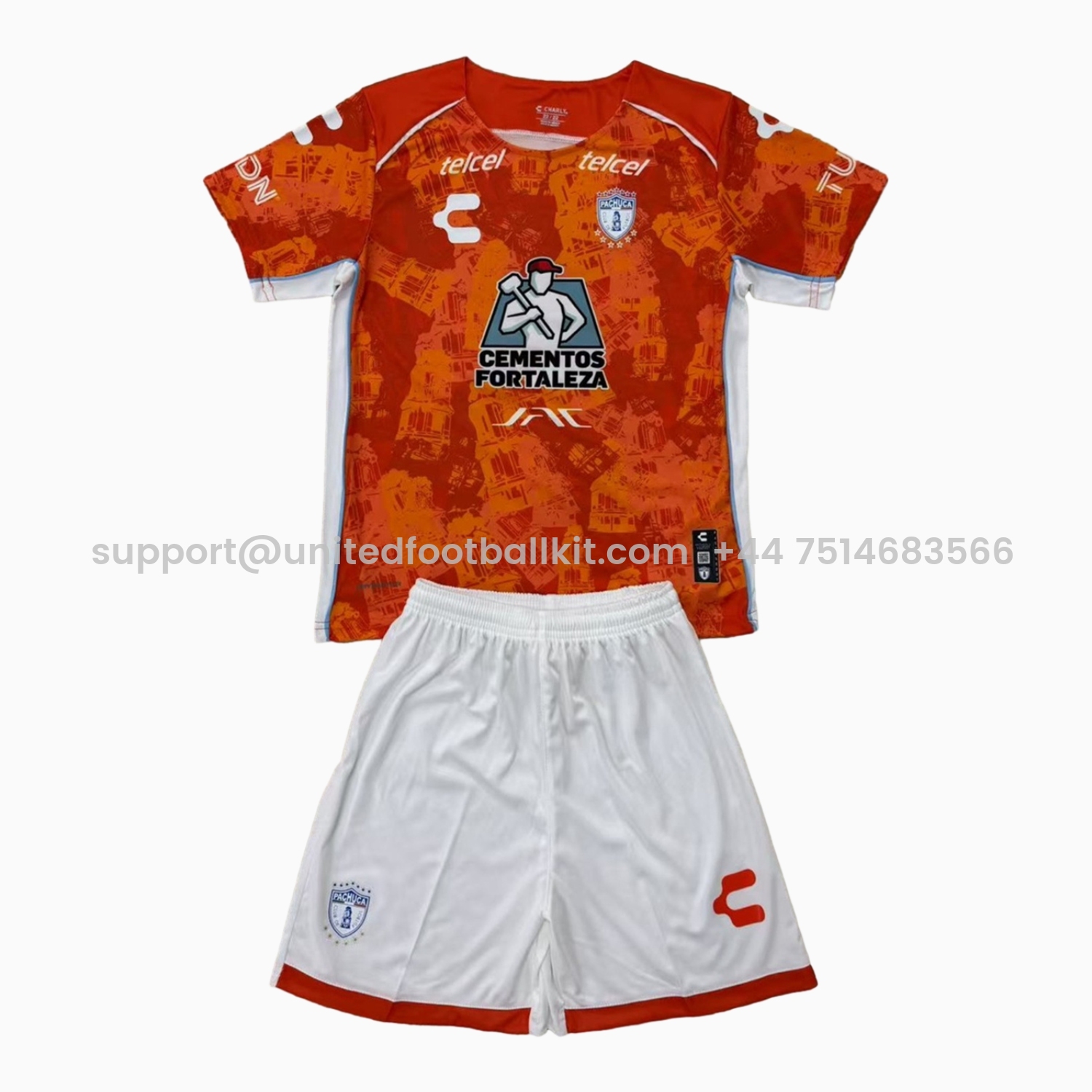Unitedfootballkit.com | Pachuca 24-25 Away Kids Kit -Customize Name, Number and Patch | Worldwide Shipping