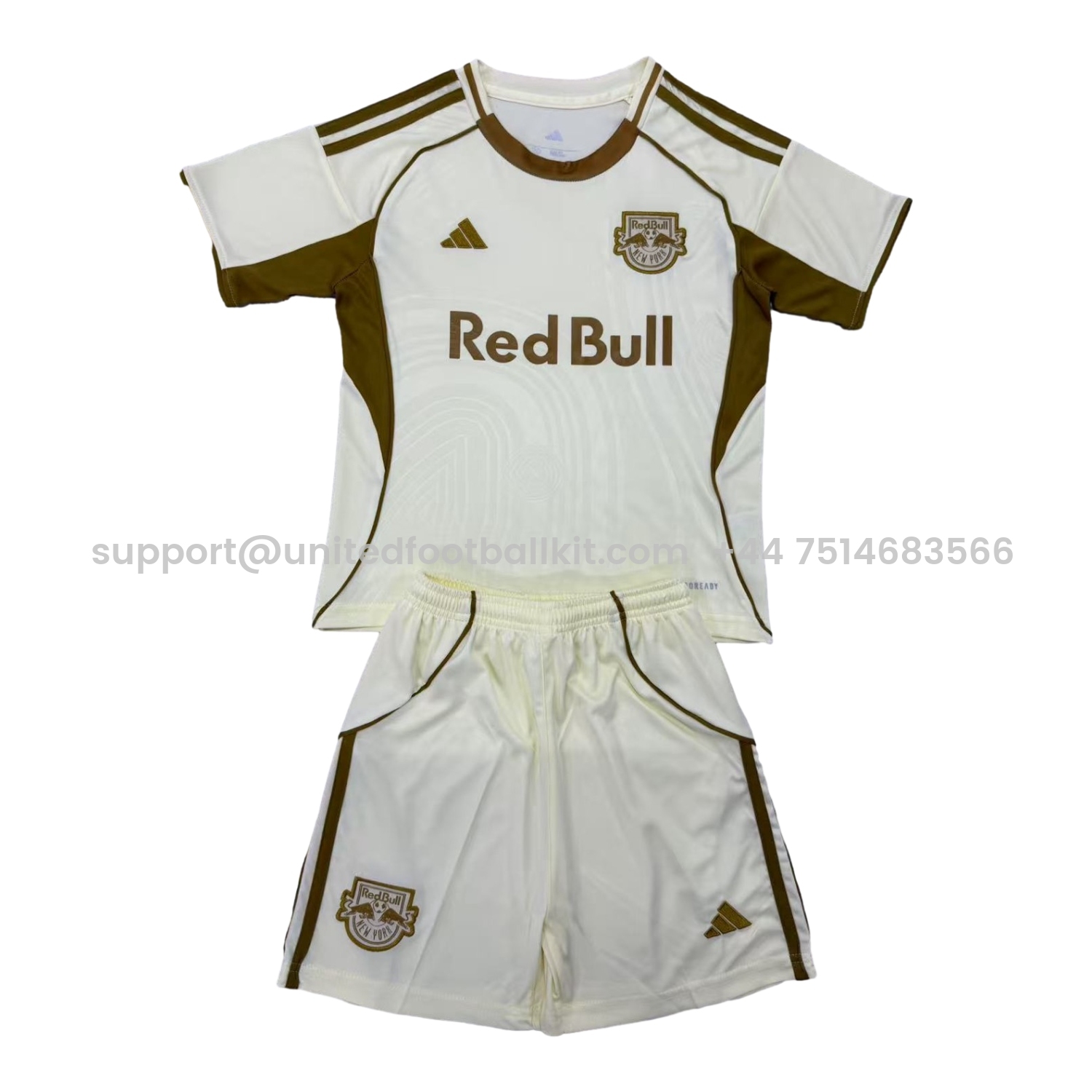 Unitedfootballkit.com | New York Red Bulls 25-26 Light Yellow Pre-Match Training Men's Adult Jersey Set - Fans Version -Customize Name, Number and Patch | Worldwide Shipping