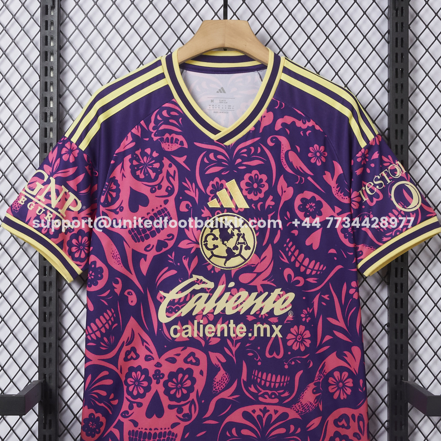 Unitedfootballkit.com | Club América 25-26 Día de Muertos Purple Jersey - Fans Version -Customize Name, Number and Patch | Worldwide Shipping