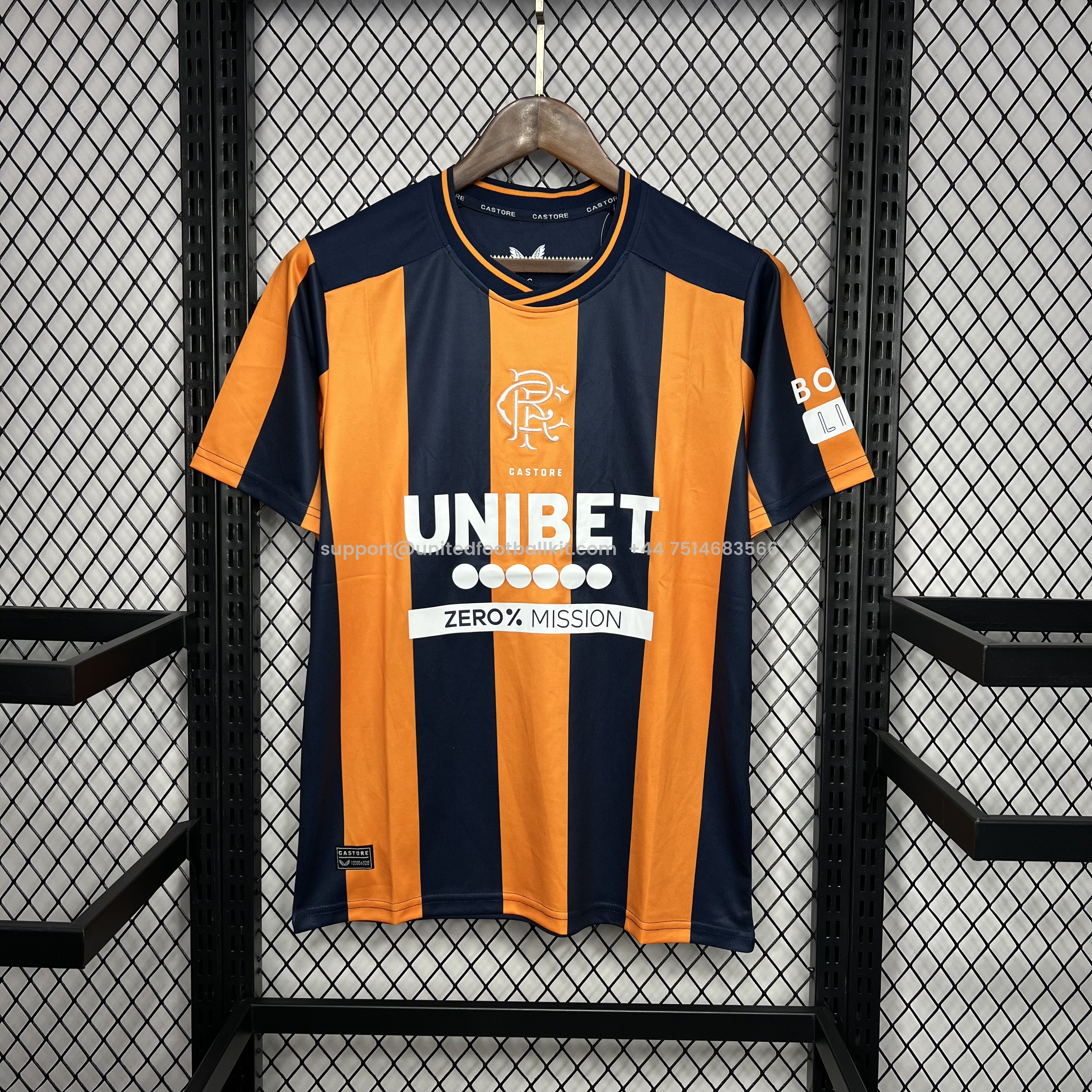 Unitedfootballkit.com | Glasgow Rangers 24-25 Third Jersey - Fans Version -Customize Name, Number and Patch | Worldwide Shipping
