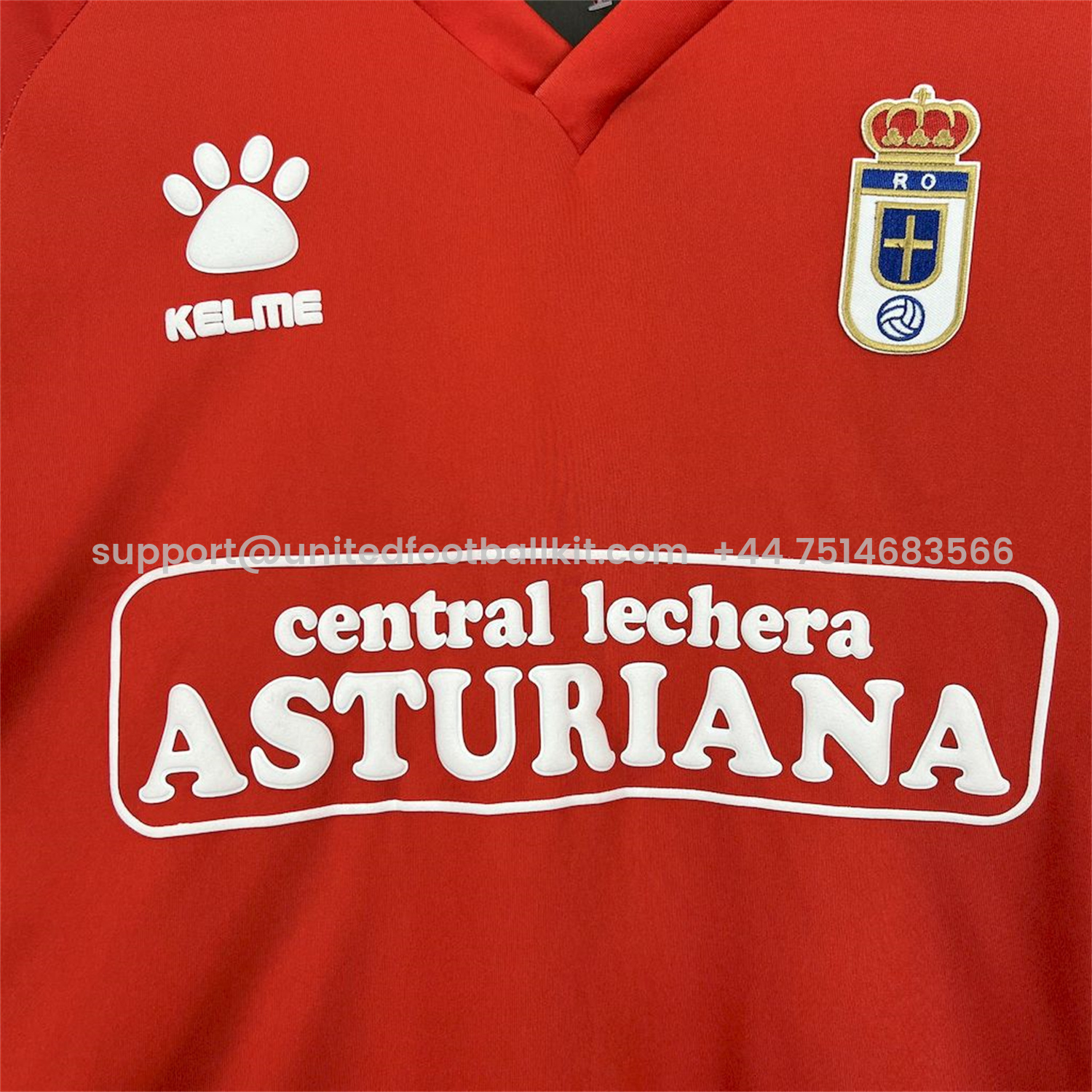 Unitedfootballkit.com | Retro Real Oviedo Vetusta 1990-91 Away Red Jersey -Customize Name, Number and Patch | Worldwide Shipping