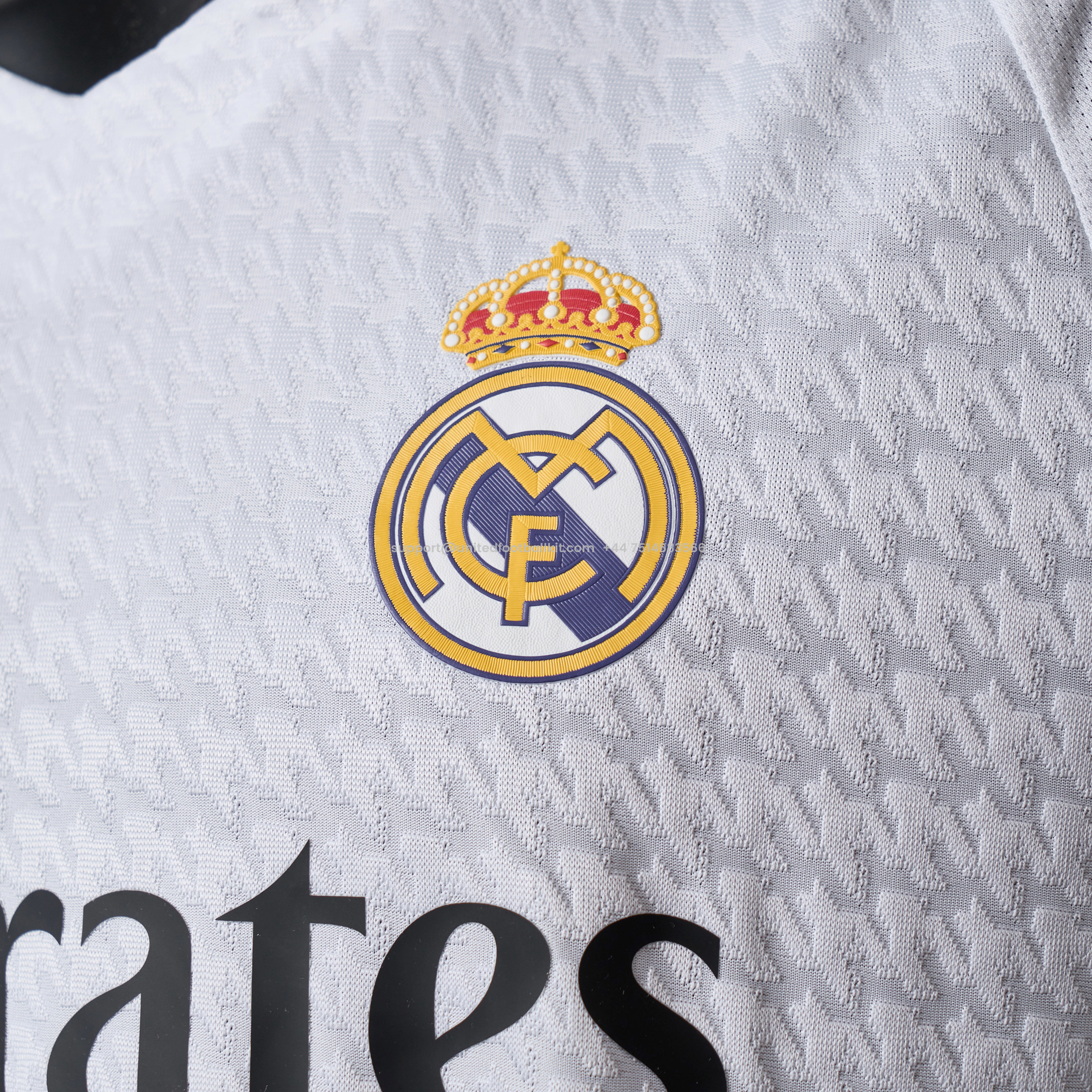 Unitedfootballkit.com | UEFA SUPER CUP - Real Madrid 24-25 Home Stadium Jersey - Player Version -Customize Name, Number and Patch | Worldwide Shipping