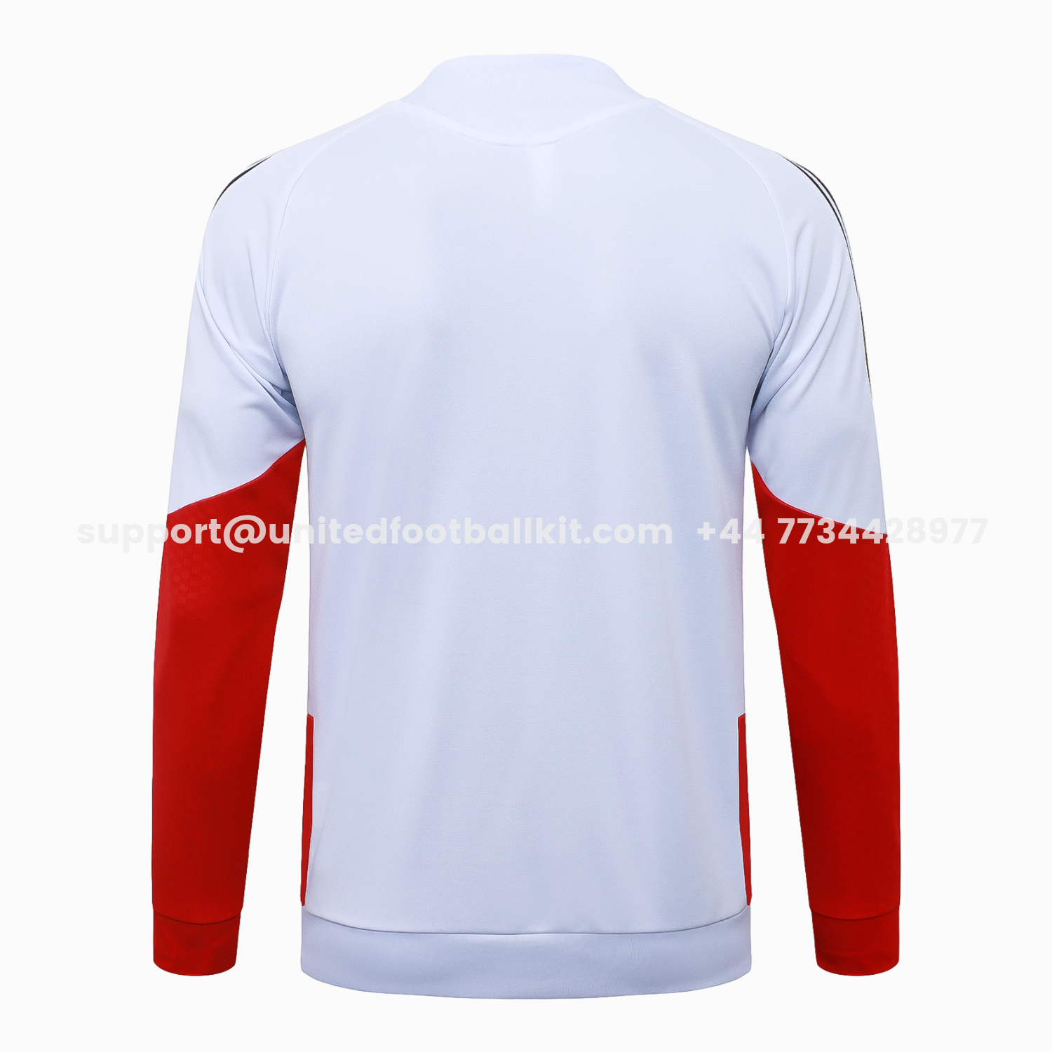 Unitedfootballkit.com | Germany 2026 Windbreaker Training Set - White Top and Black Pants -Customize Name, Number and Patch | Worldwide Shipping