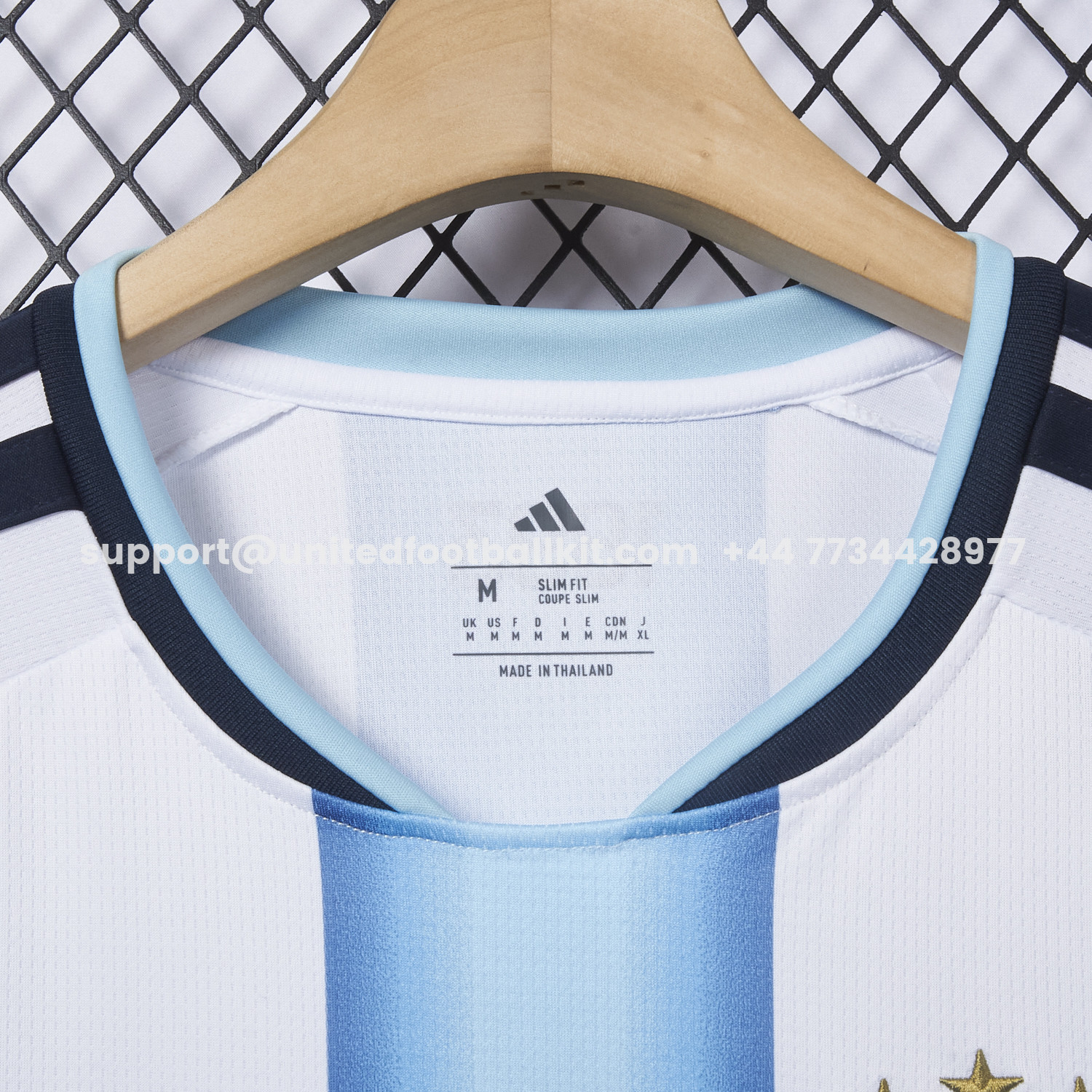 Unitedfootballkit.com | Argentina 2026 Home Jersey Without Chest Patch - Fans Version -Customize Name, Number and Patch | Worldwide Shipping