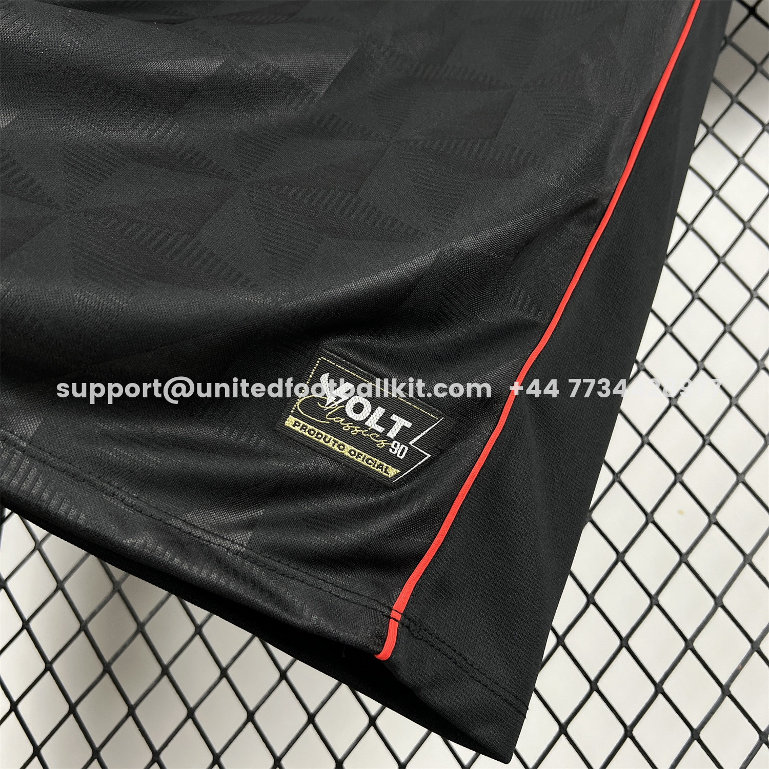 Unitedfootballkit.com | Esporte Clube Vitória 25-26 Third Unsponsored Black Polo Jersey - Fans Version -Customize Name, Number and Patch | Worldwide Shipping