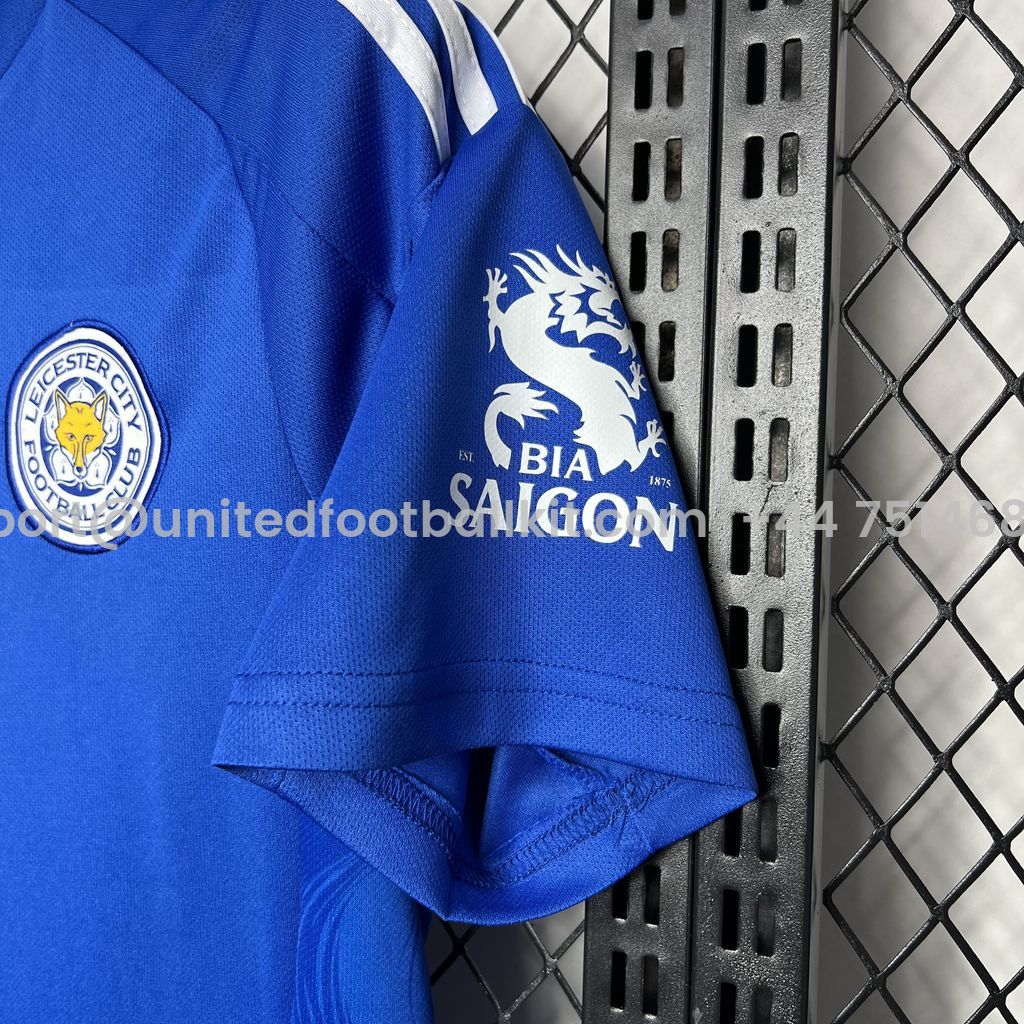 Unitedfootballkit.com | Leicester City 24-25 Home Stadium Jersey - Fans Version -Customize Name, Number and Patch | Worldwide Shipping