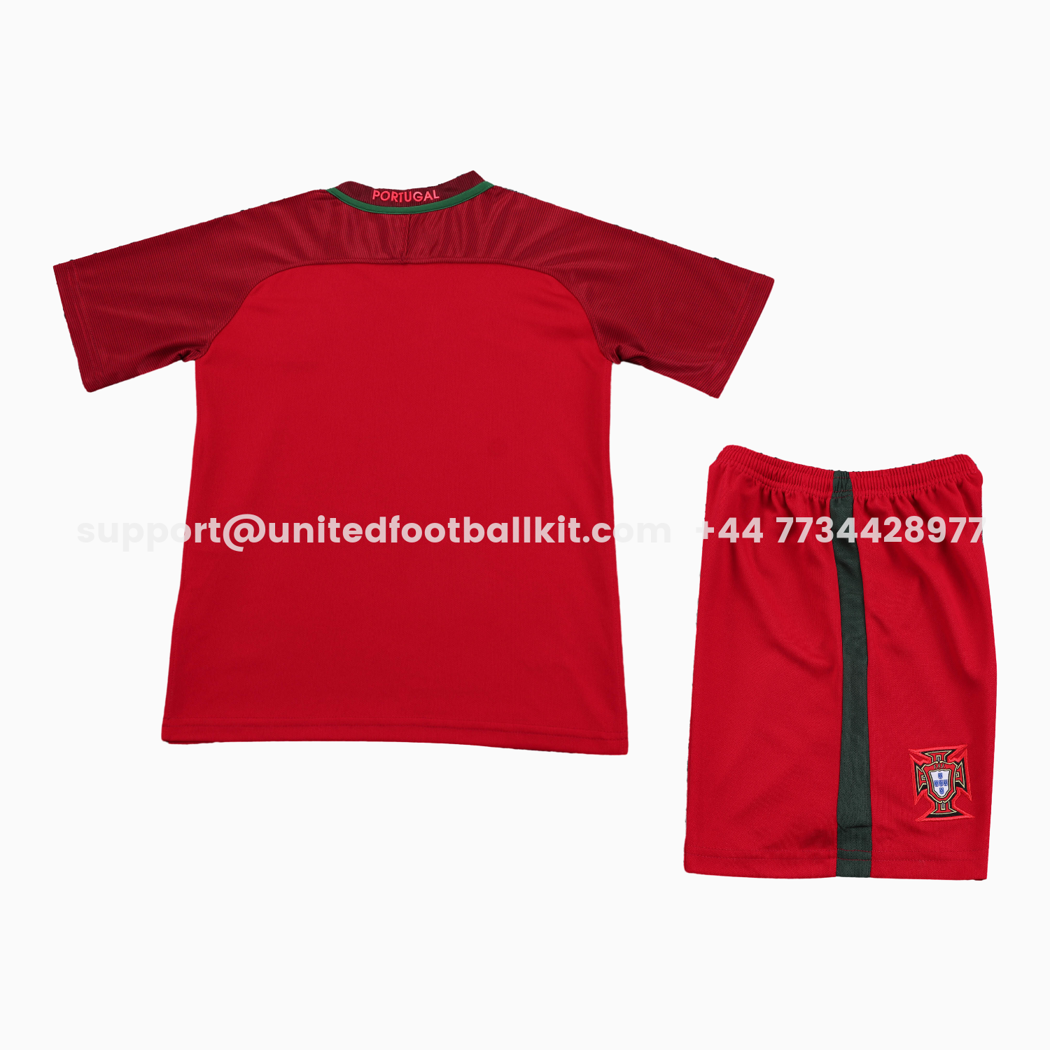 Unitedfootballkit.com | Retro Portugal 2016 Home Kids Kit -Customize Name, Number and Patch | Worldwide Shipping