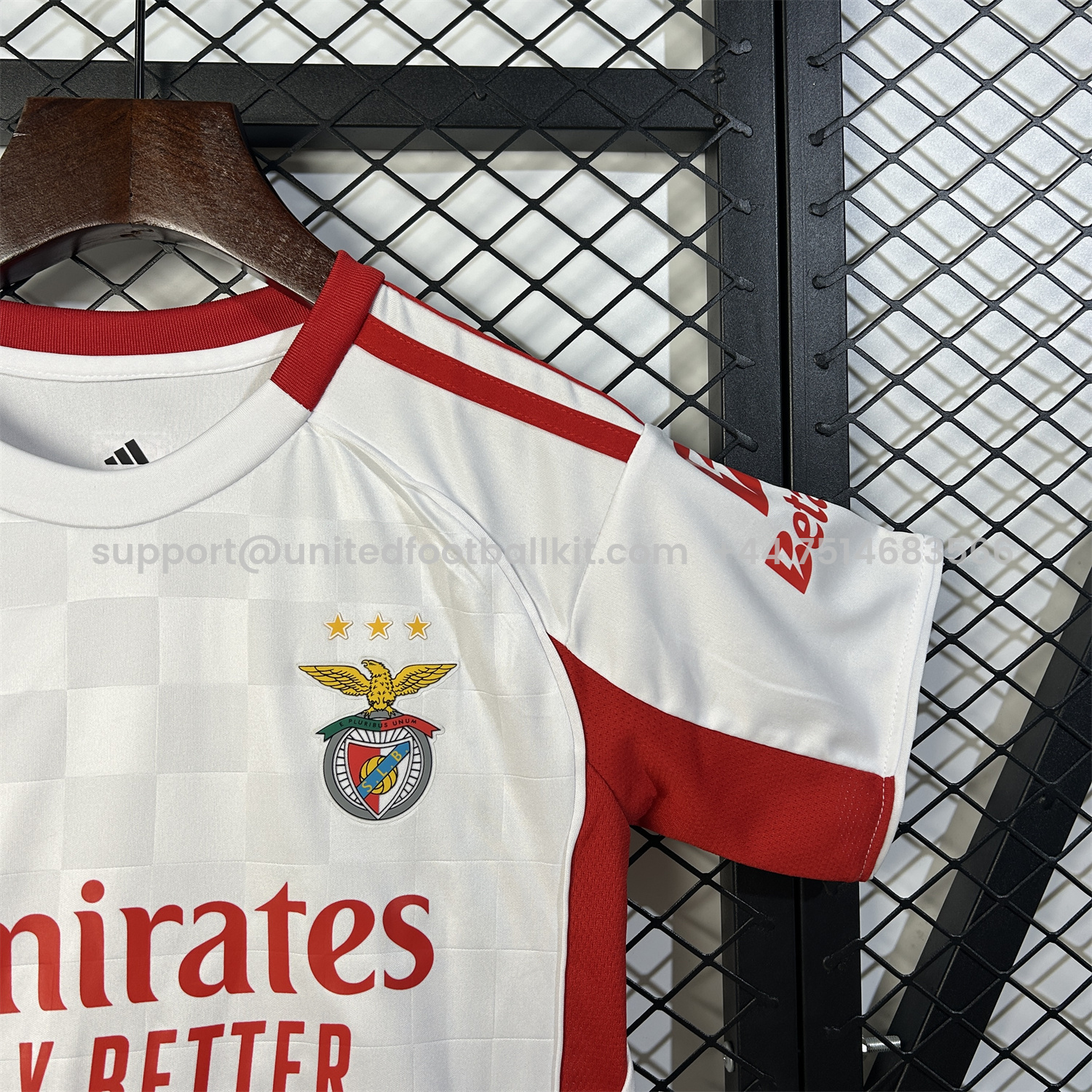 Unitedfootballkit.com | Benfica 25-26 Third Kids Kit -Customize Name, Number and Patch | Worldwide Shipping