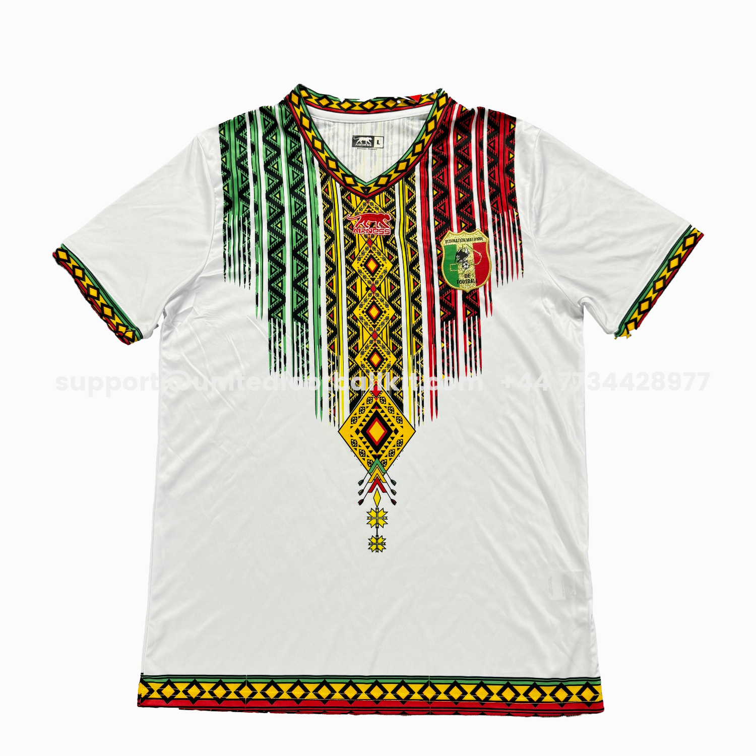Unitedfootballkit.com | Mali 2026 White Special Jersey - Fans Version -Customize Name, Number and Patch | Worldwide Shipping