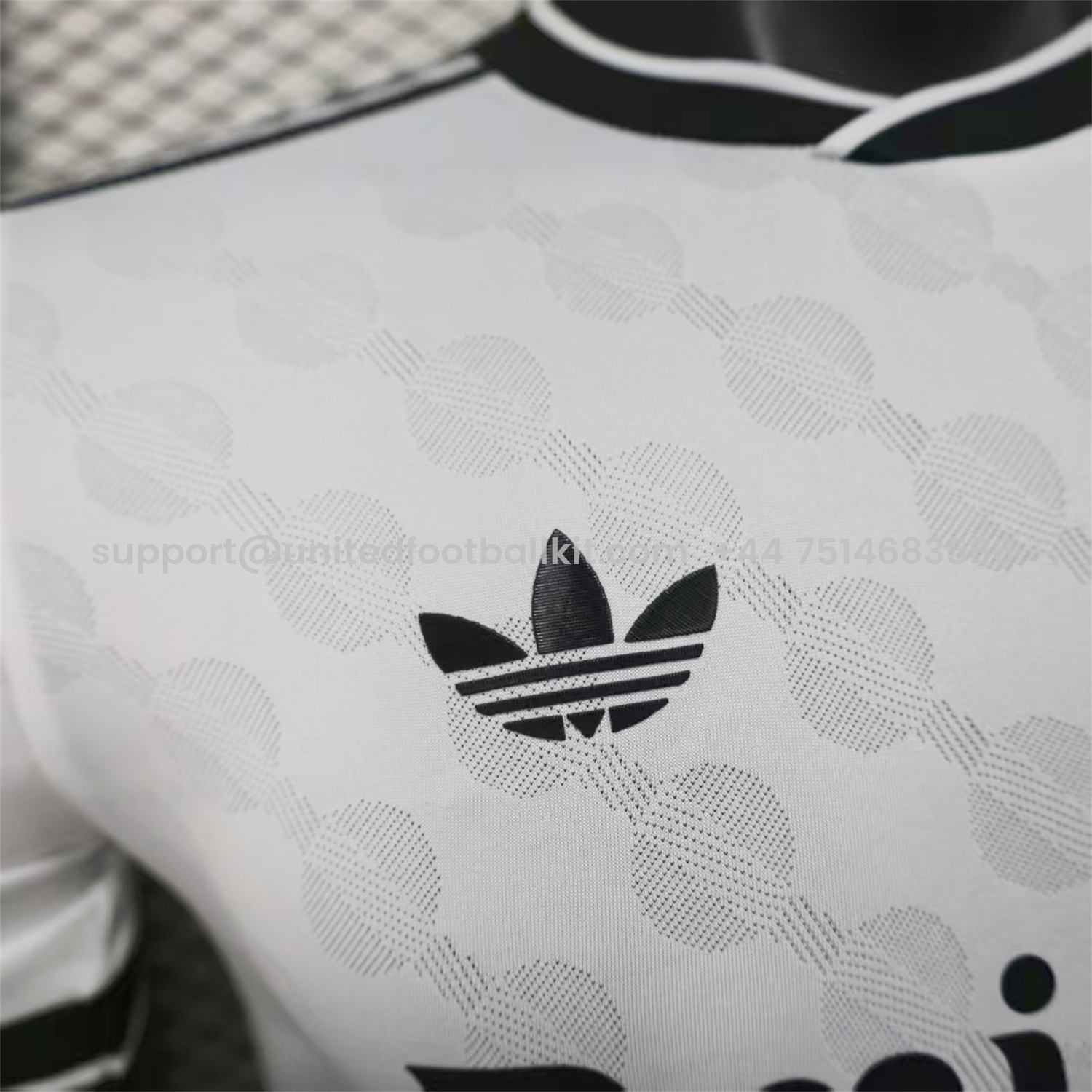 Unitedfootballkit.com | Real Madrid 25-26 Polka Dots White Jersey - Player Version -Customize Name, Number and Patch | Worldwide Shipping