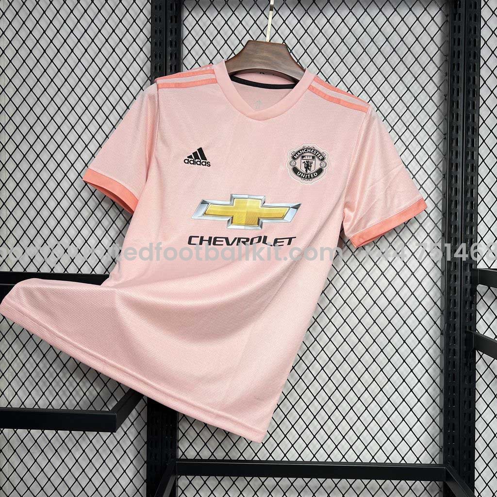 Unitedfootballkit.com | Retro Manchester United 18-19 Away Jersey -Customize Name, Number and Patch | Worldwide Shipping