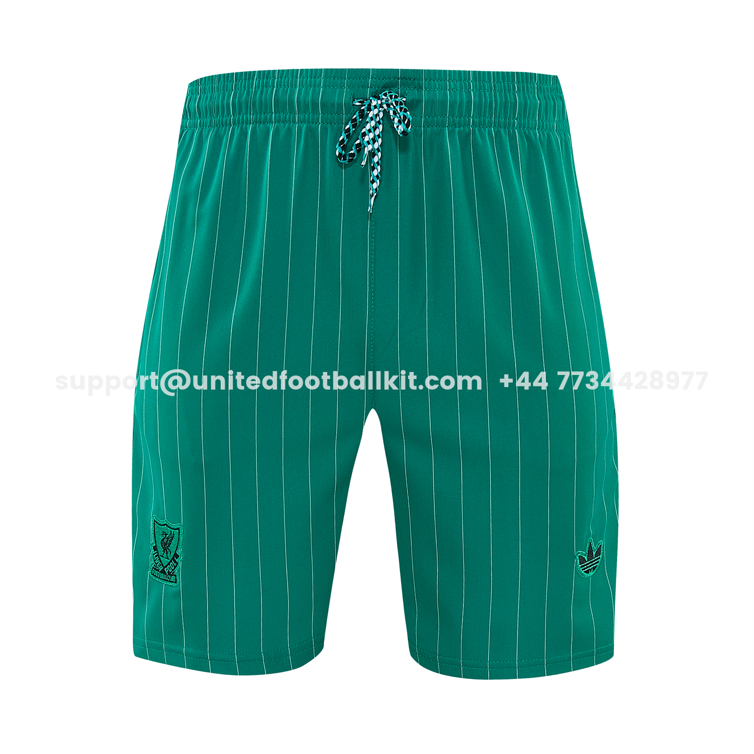 Unitedfootballkit.com | Liver.pool 25-26 Retro Style Vest Training Set - Green With White Stripes Top & Pants -Customize Name, Number and Patch | Worldwide Shipping