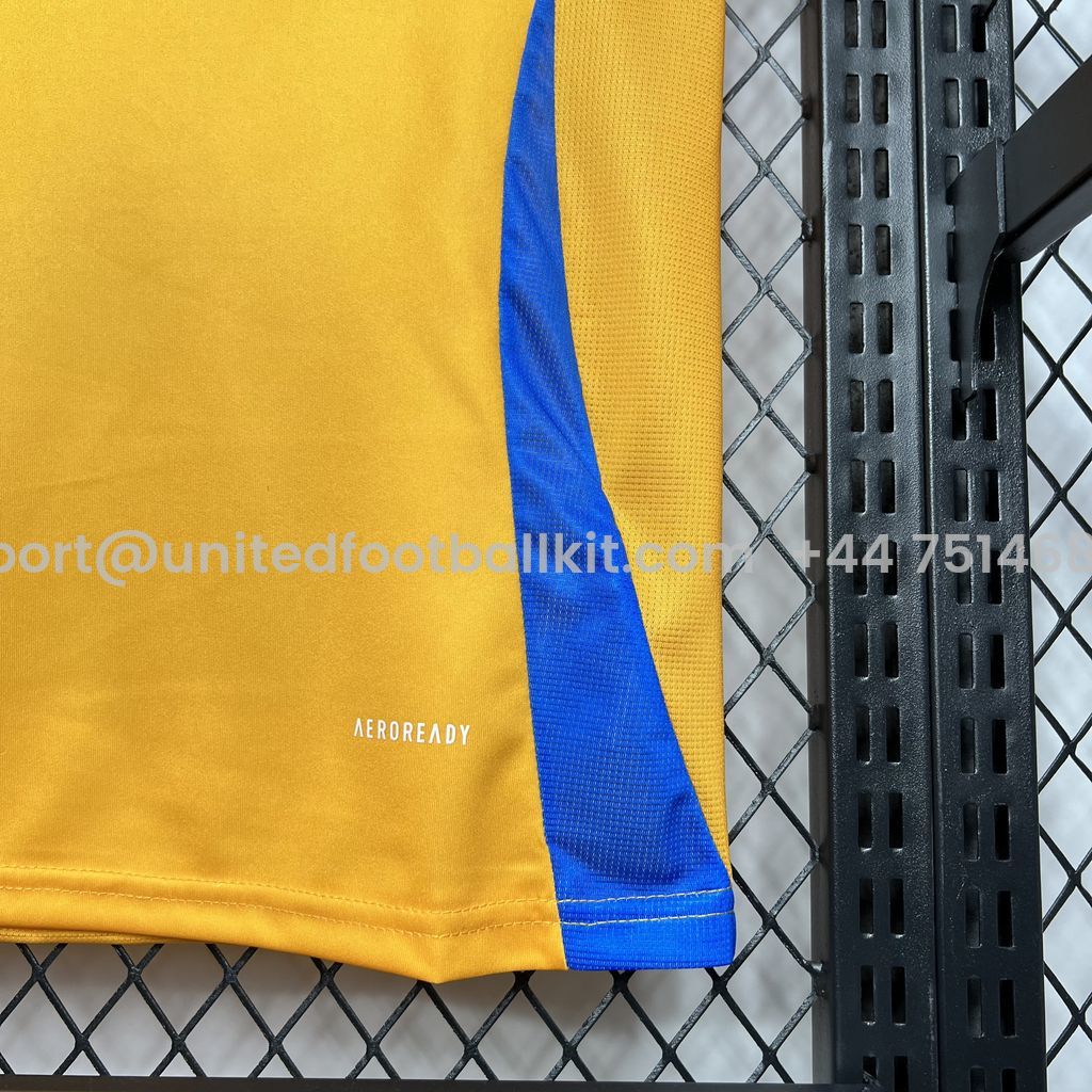 Unitedfootballkit.com | Tigres UANL 24-25 Home Stadium Jersey - Fans Version -Customize Name, Number and Patch | Worldwide Shipping