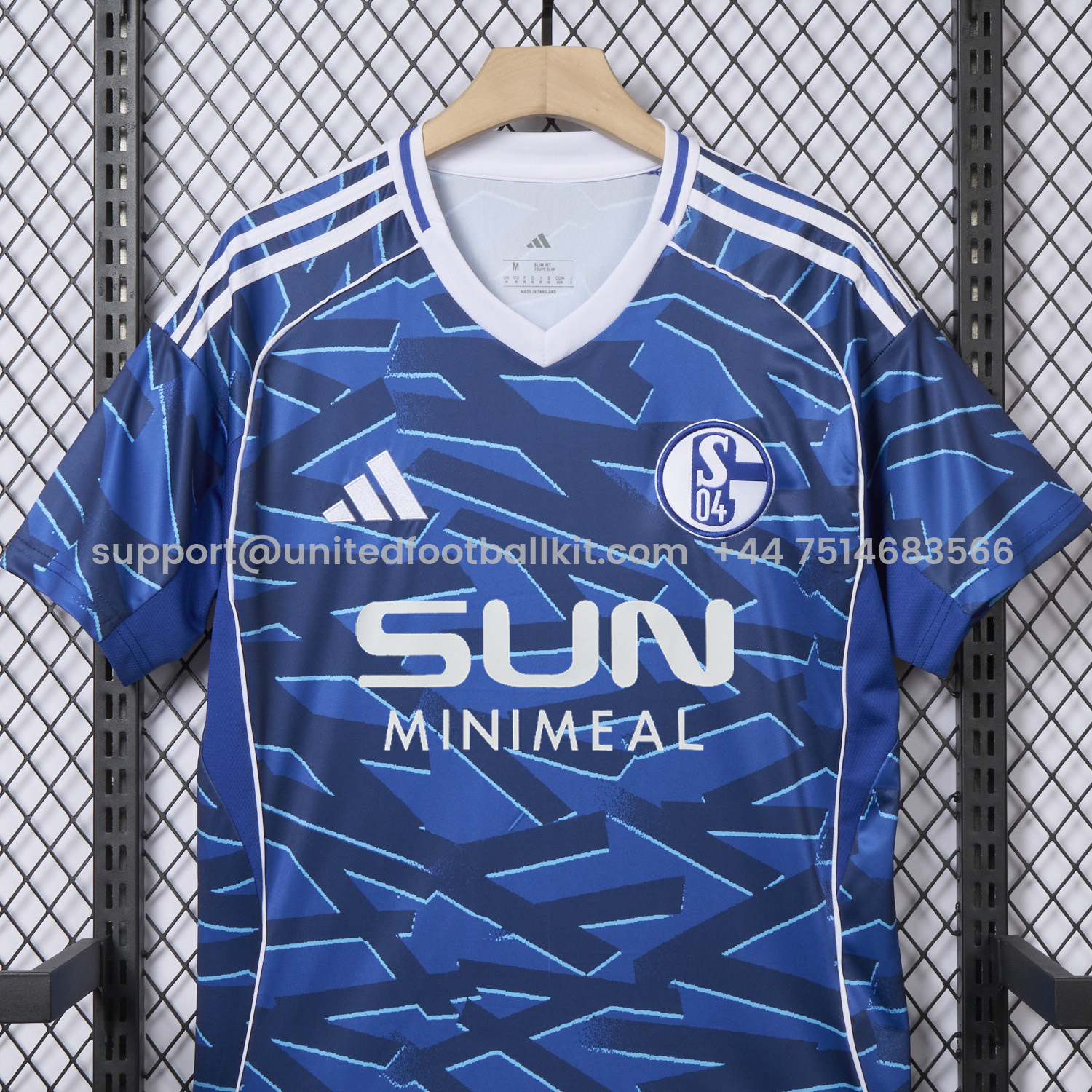Unitedfootballkit.com | Schalke 04 25-26 Home Jersey - Fans Version -Customize Name, Number and Patch | Worldwide Shipping