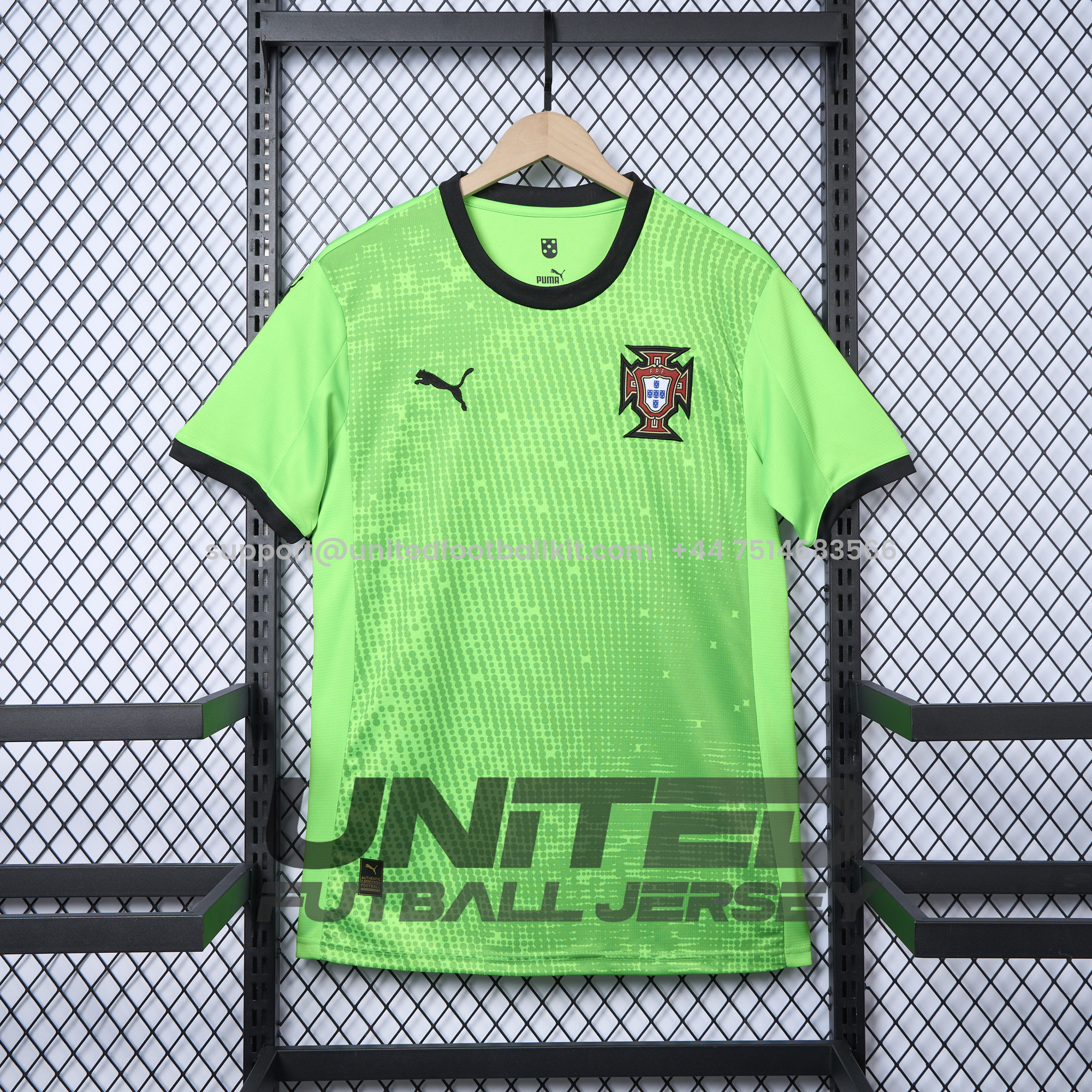 Unitedfootballkit.com | Portugal 2025-26 Green Goalkeeper Jersey - Fans Version -Customize Name, Number and Patch | Worldwide Shipping