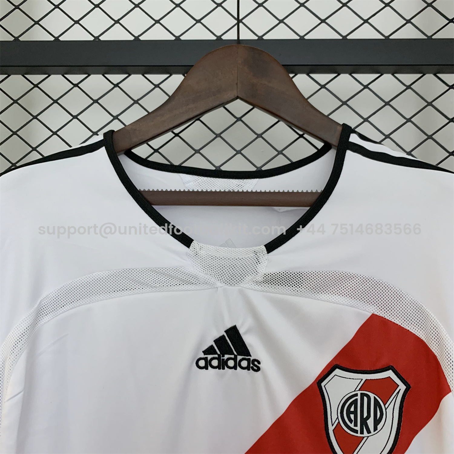 Unitedfootballkit.com | Retro River Plate 2006-07 Home Long Sleeves Jersey -Customize Name, Number and Patch | Worldwide Shipping