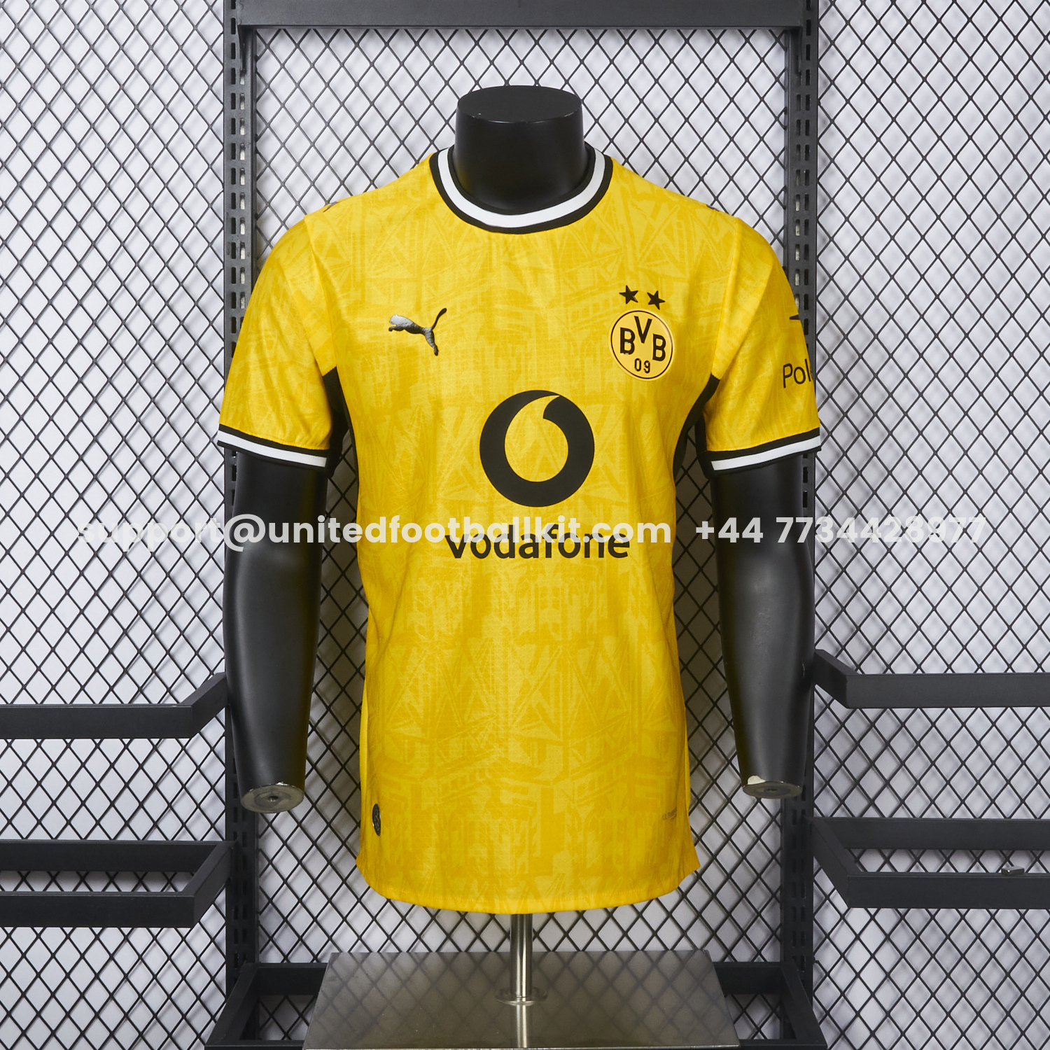 Unitedfootballkit.com | Dortmund 26-27 Home Jersey - Player Version -Customize Name, Number and Patch | Worldwide Shipping