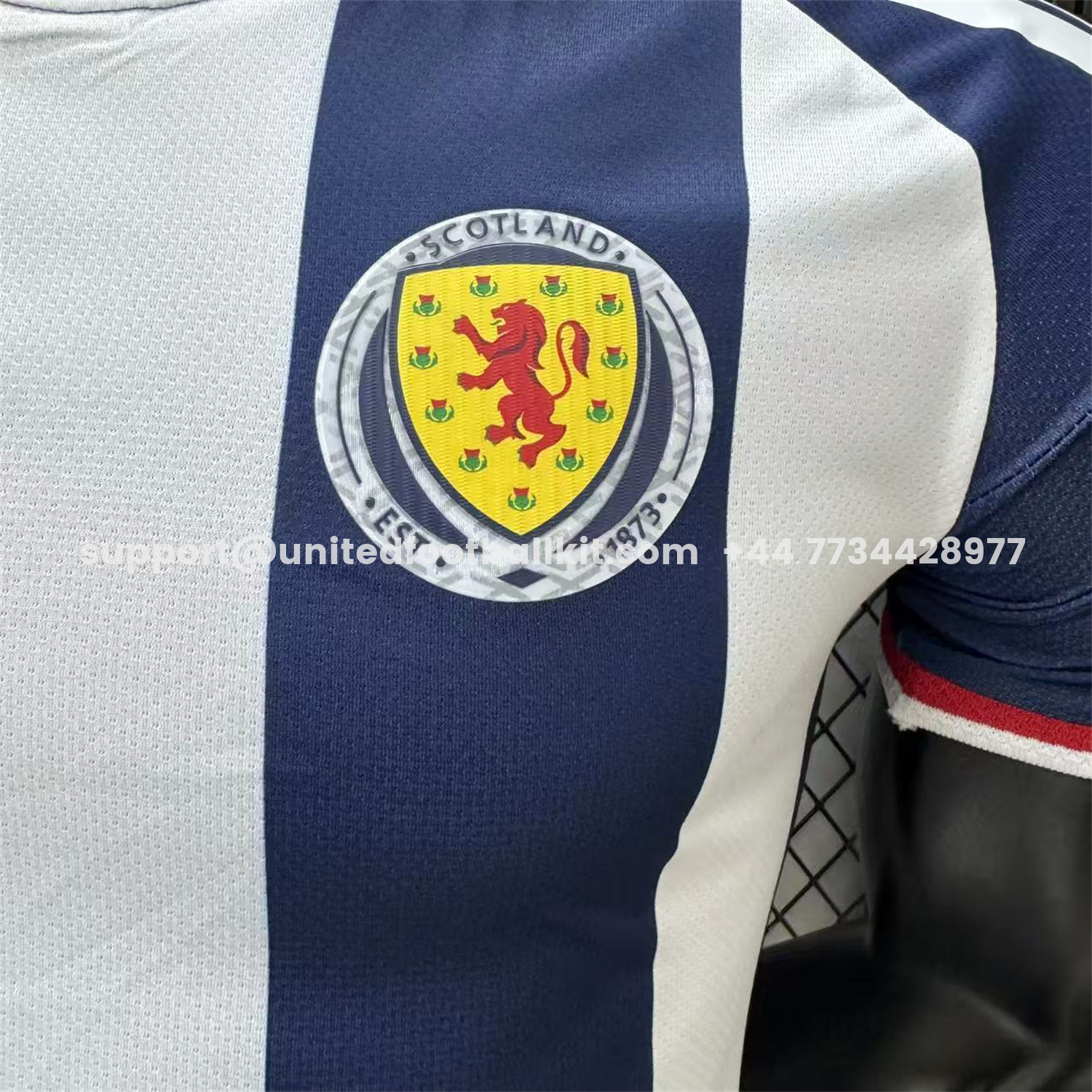 Unitedfootballkit.com | S-c-o.t l.a-n.d 2026 Blue And White Special Jersey - Player Version -Customize Name, Number and Patch | Worldwide Shipping