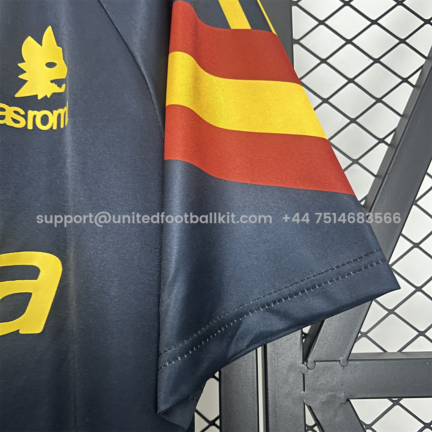 Unitedfootballkit.com | Retro Roma 1991-92 Third Jersey -Customize Name, Number and Patch | Worldwide Shipping