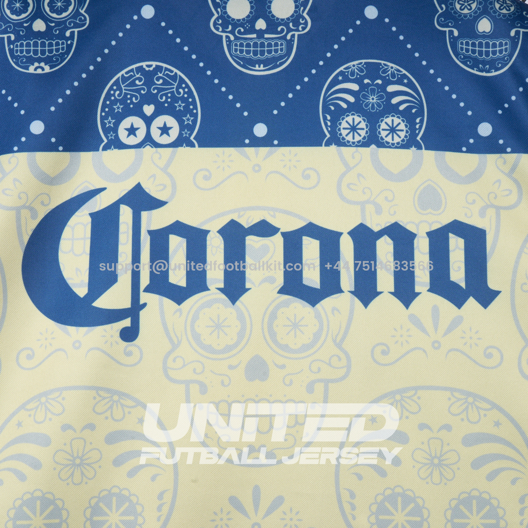 Unitedfootballkit.com | Club América 24-25 Day of the Dead Special Edition Jersey - Fans Version -Customize Name, Number and Patch | Worldwide Shipping