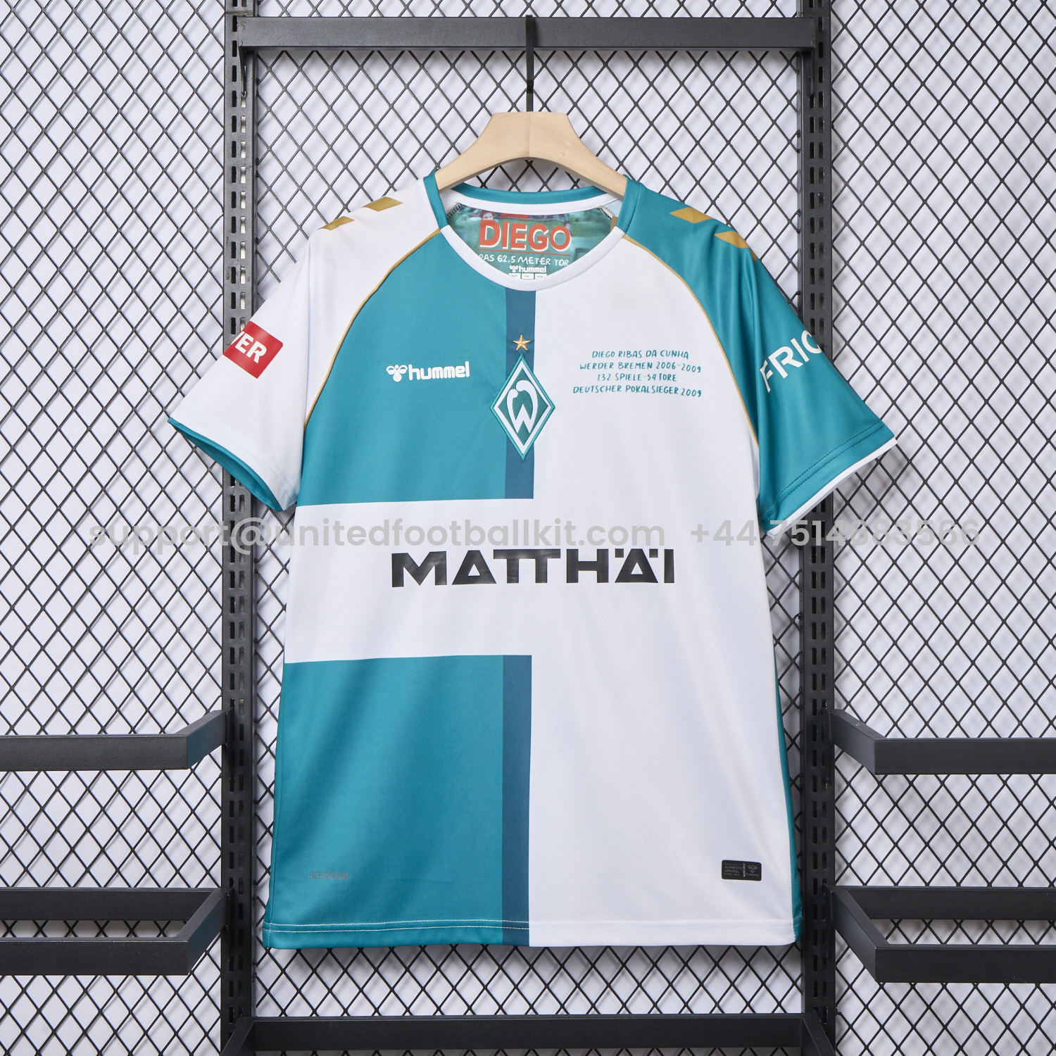 Unitedfootballkit.com | Werder Bremen 24-25 Green & White Special Edition Jersey - Fans Version -Customize Name, Number and Patch | Worldwide Shipping