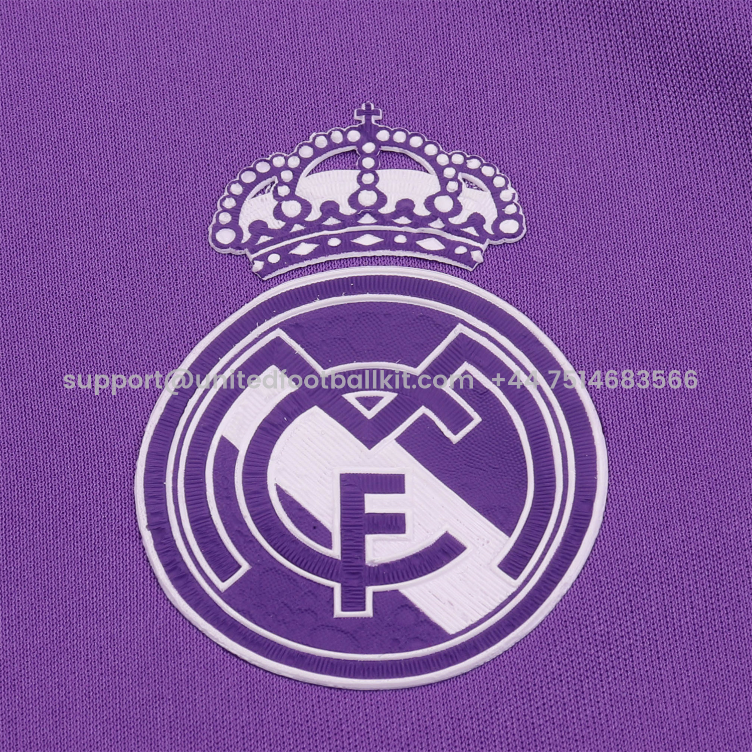Unitedfootballkit.com | Retro Real Madrid 16-17 Away Purple Long Sleeves Kids Kit -Customize Name, Number and Patch | Worldwide Shipping