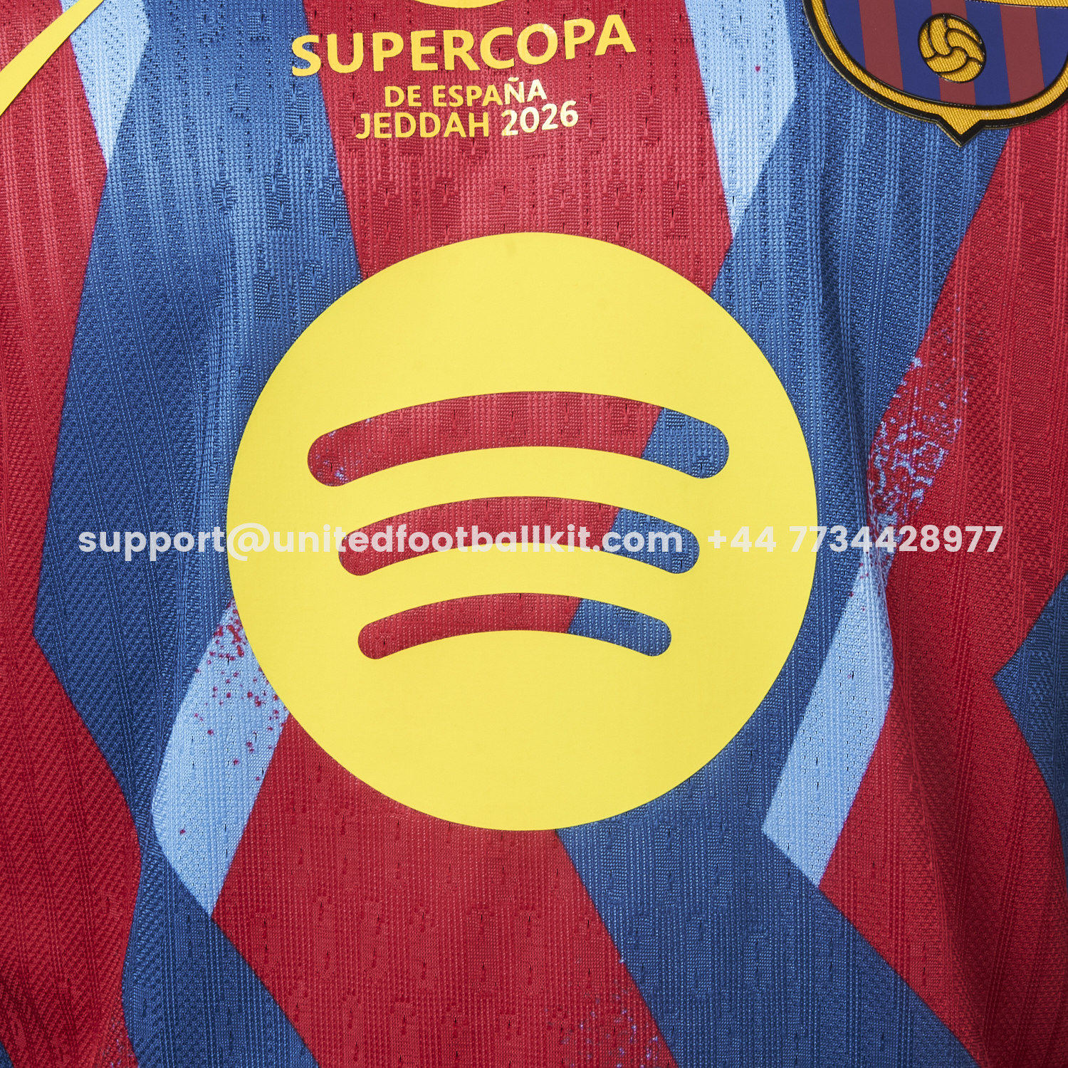 Unitedfootballkit.com | Barcelona 25-26 Supercopa De España Fourth Jersey - Player Version -Customize Name, Number and Patch | Worldwide Shipping